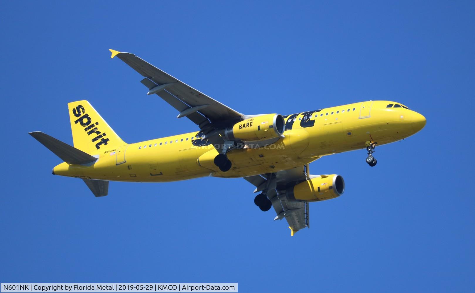 N601NK, 2010 Airbus A320-232 C/N 4206, MCO 2019