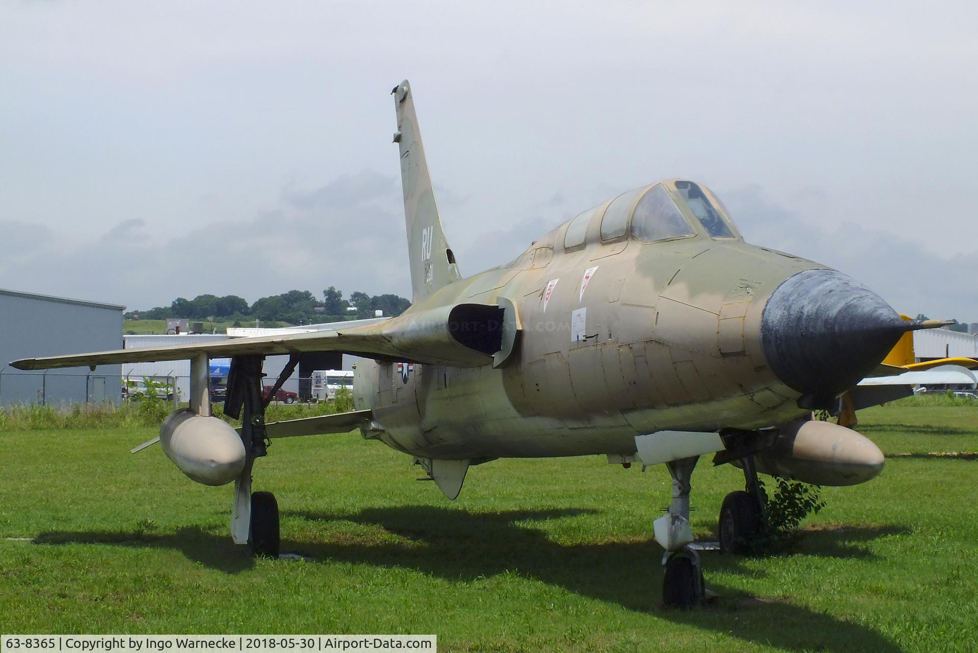 63-8365, 1963 Republic F-105F Thunderchief C/N F142, Republic F-105F Thunderchief at the Southern Museum of Flight, Birmingham AL