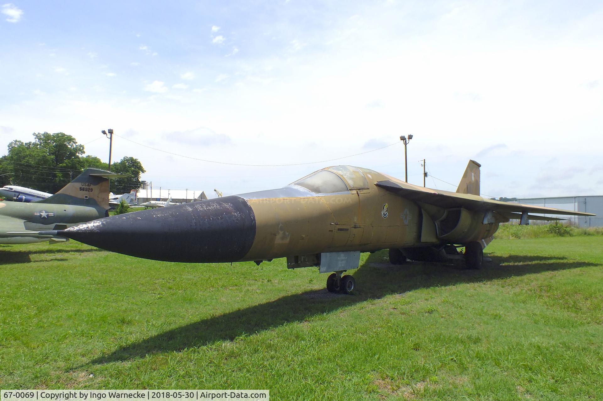 67-0069, 1967 General Dynamics F-111A Aardvark C/N A1-114, General Dynamics F-111A at the Southern Museum of Flight, Birmingham AL