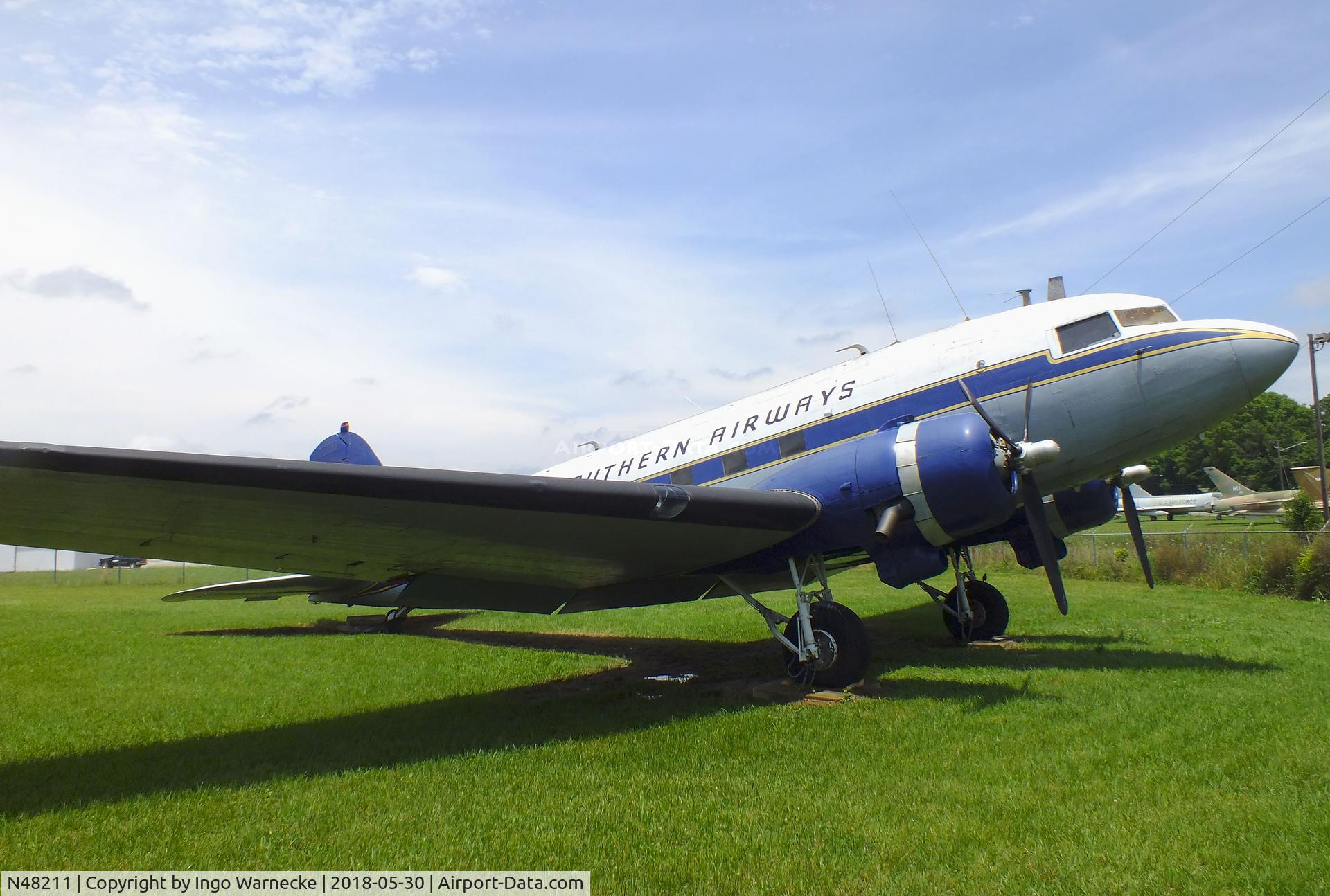 N48211, 1944 Douglas R4D-6Q Skytrain (DC-3) C/N 26718, Douglas C-47B / R4D-6Q / (E)C-47J Skytrain at the Southern Museum of Flight, Birmingham AL