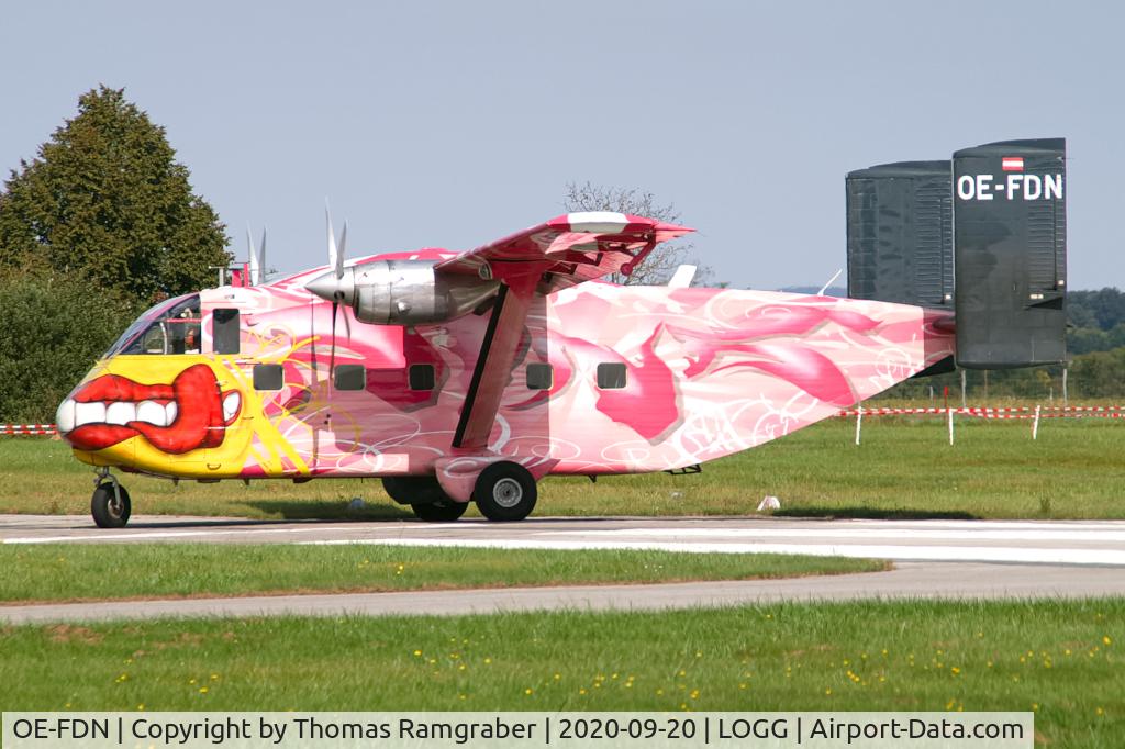 OE-FDN, 1979 Short SC-7 Skyvan 3M-400 C/N SH.1964, Pink Aviation Short SC-7 Skyvan 3-100