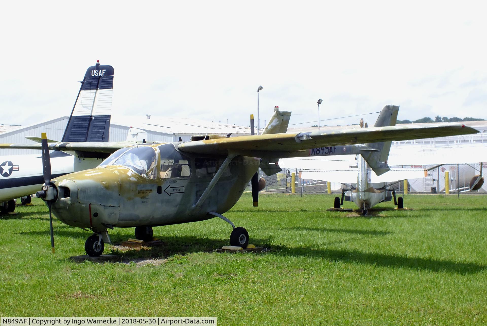 N849AF, 1968 Cessna M337B (O-2A) Super Skymaster C/N 337M-0214 (68-10849), Cessna M337B / O-2A Super Skymaster at the Southern Museum of Flight, Birmingham AL