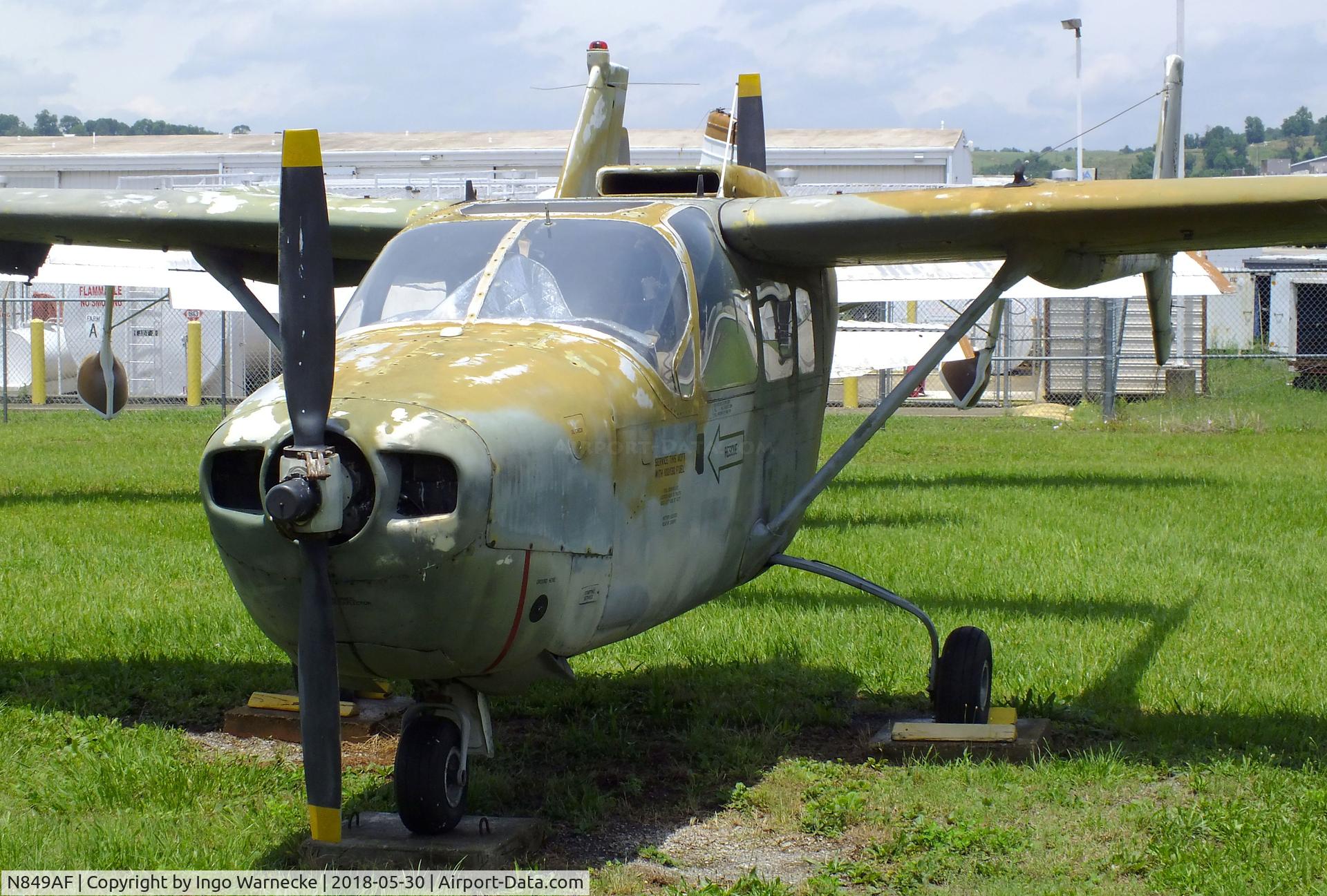 N849AF, 1968 Cessna M337B (O-2A) Super Skymaster C/N 337M-0214 (68-10849), Cessna M337B / O-2A Super Skymaster at the Southern Museum of Flight, Birmingham AL
