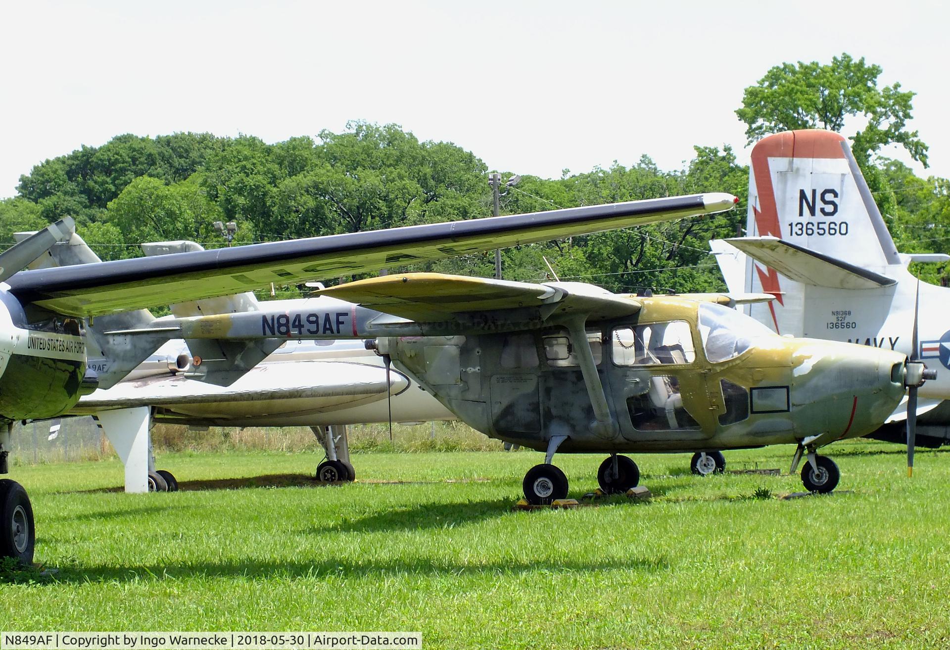 N849AF, 1968 Cessna M337B (O-2A) Super Skymaster C/N 337M-0214 (68-10849), Cessna M337B / O-2A Super Skymaster at the Southern Museum of Flight, Birmingham AL