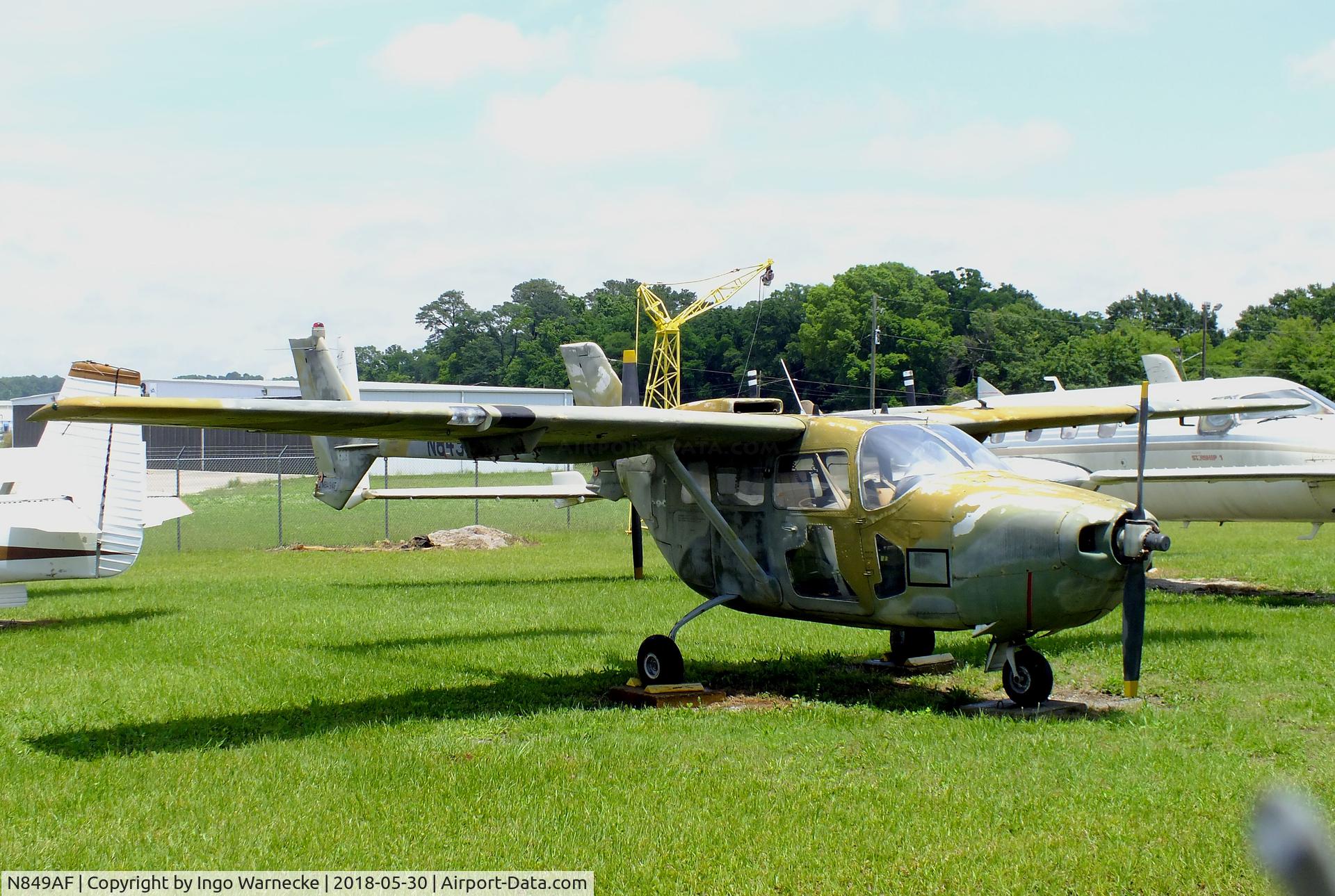 N849AF, 1968 Cessna M337B (O-2A) Super Skymaster C/N 337M-0214 (68-10849), Cessna M337B / O-2A Super Skymaster at the Southern Museum of Flight, Birmingham AL