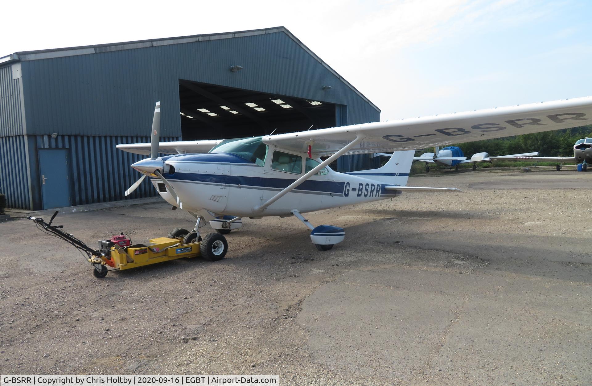 G-BSRR, 1979 Cessna 182Q Skylane C/N 182-66915, Pulled out of the hangar at Turweston airfield, Bucks