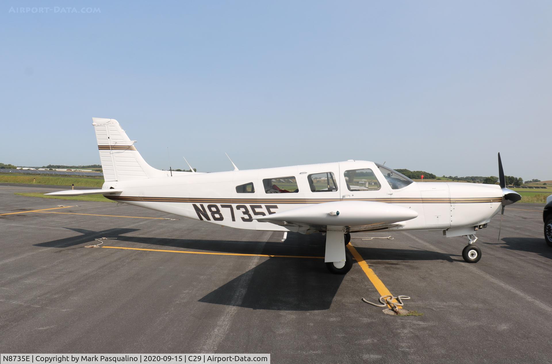 N8735E, 1976 Piper PA-32R-300 Cherokee Lance C/N 32R7680169, Piper PA-32R-300
