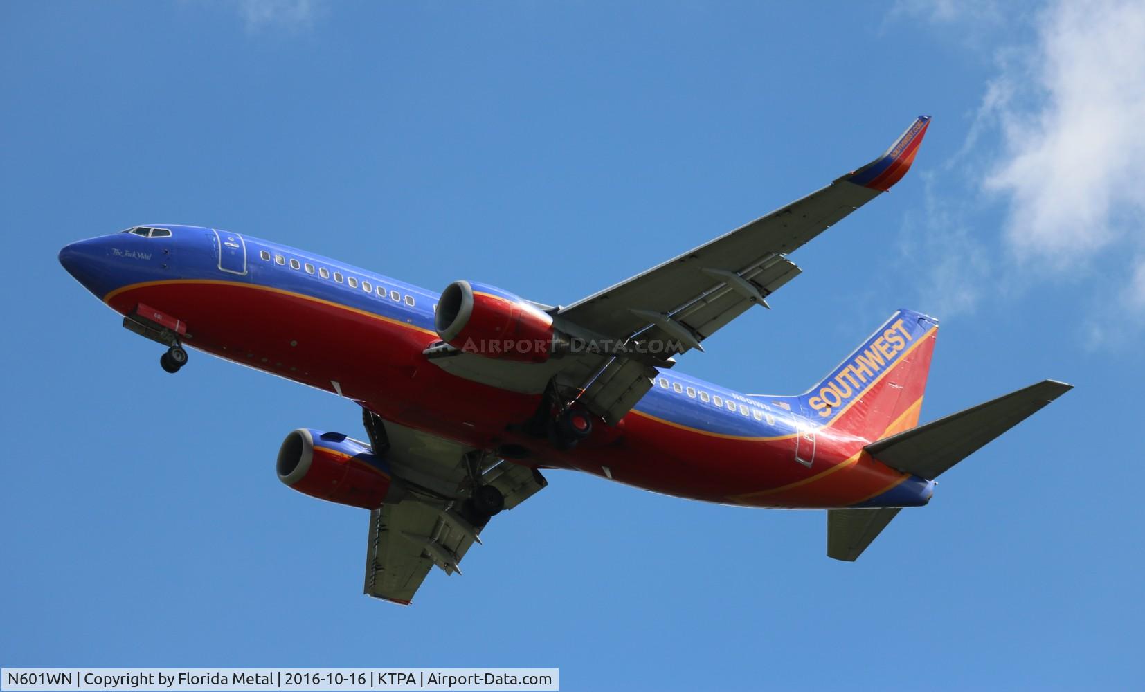 N601WN, 1995 Boeing 737-3H4 C/N 27695, TPA 2016