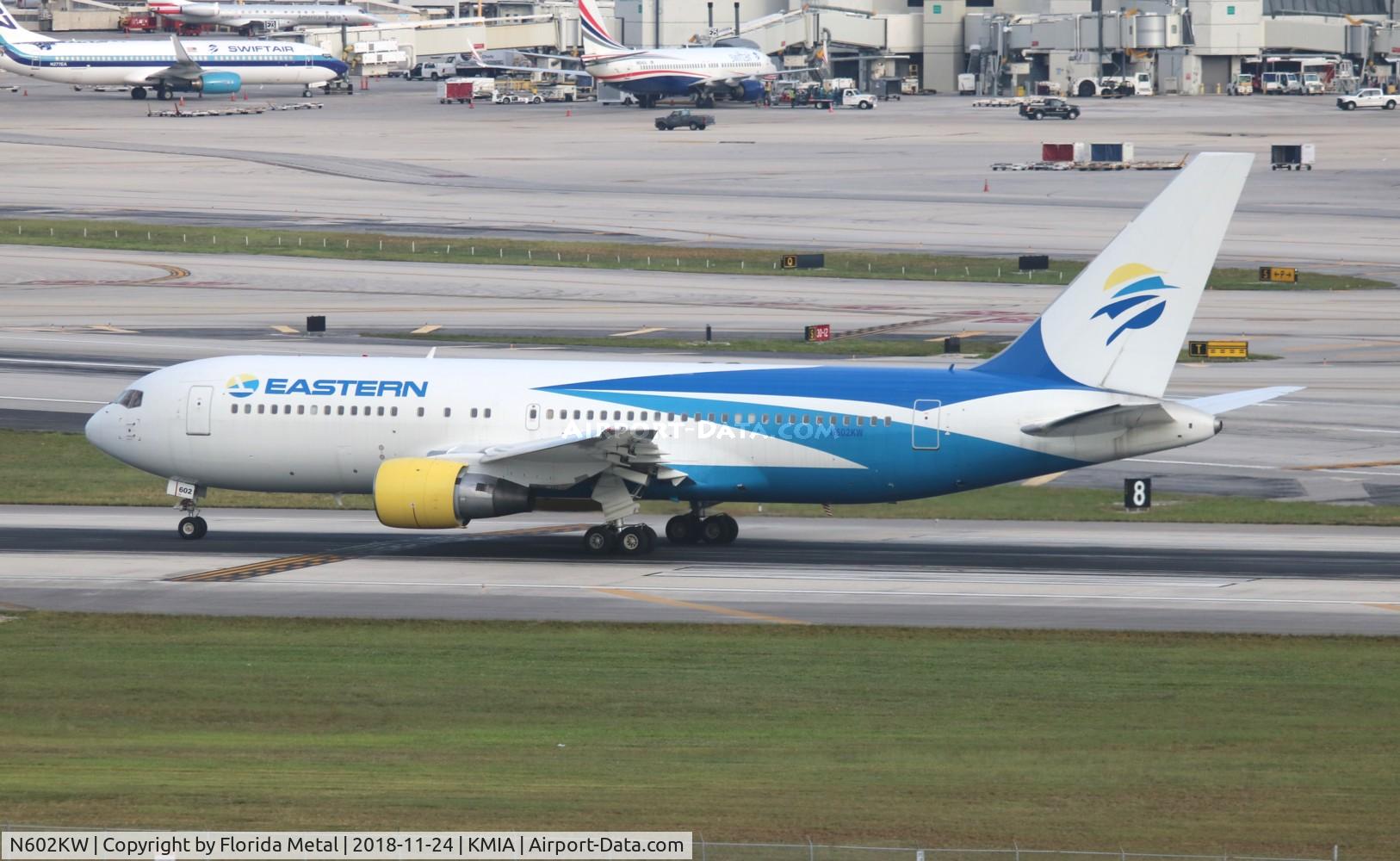 N602KW, 1985 Boeing 767-238 C/N 23306, MIA 2018