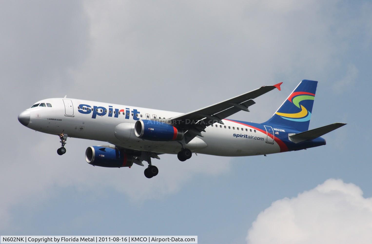 N602NK, 2010 Airbus A320-232 C/N 4264, MCO 2011