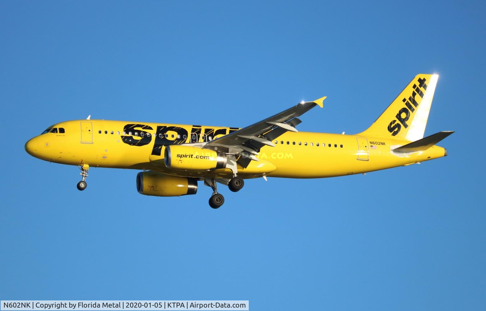 N602NK, 2010 Airbus A320-232 C/N 4264, TPA 2020