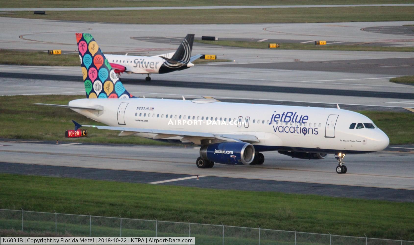 N603JB, 2005 Airbus A320-232 C/N 2352, TPA 2018