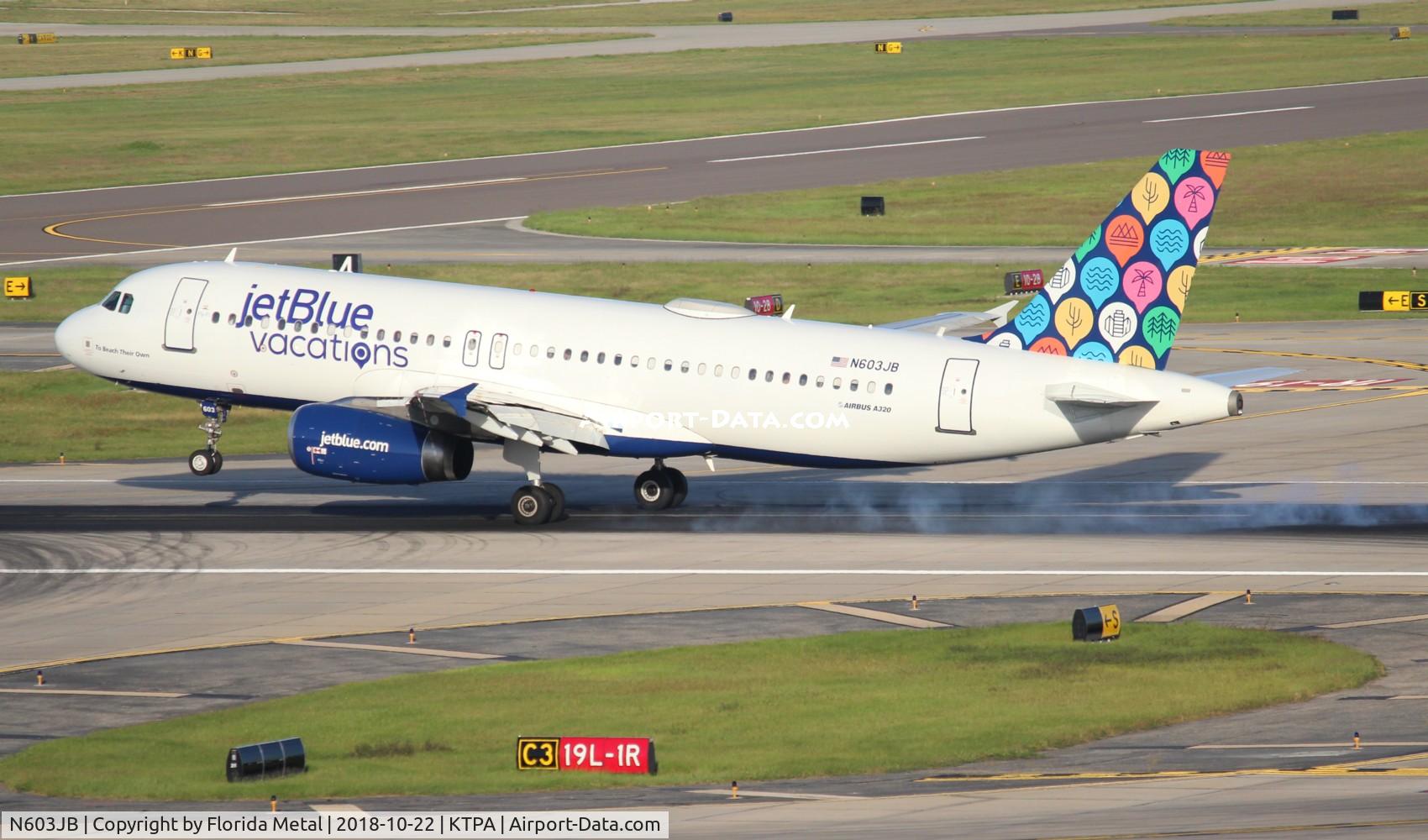 N603JB, 2005 Airbus A320-232 C/N 2352, TPA 2018