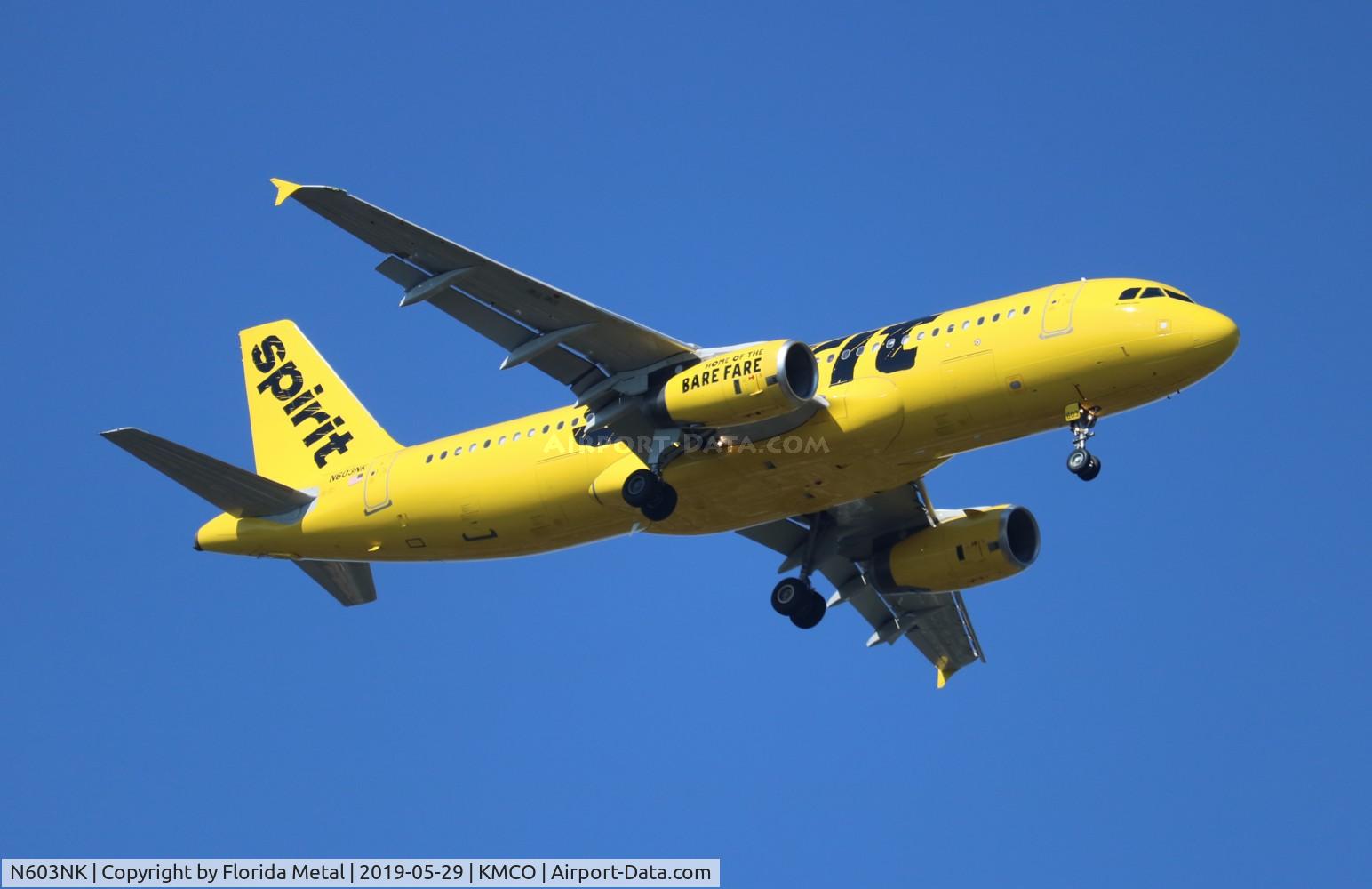 N603NK, 2010 Airbus A320-232 C/N 4321, MCO 2019