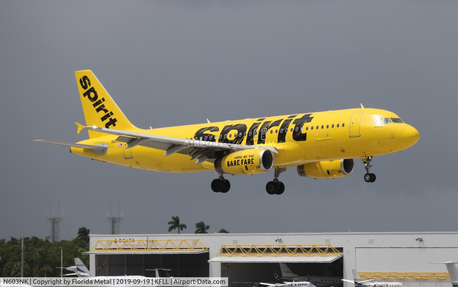N603NK, 2010 Airbus A320-232 C/N 4321, FLL 2019