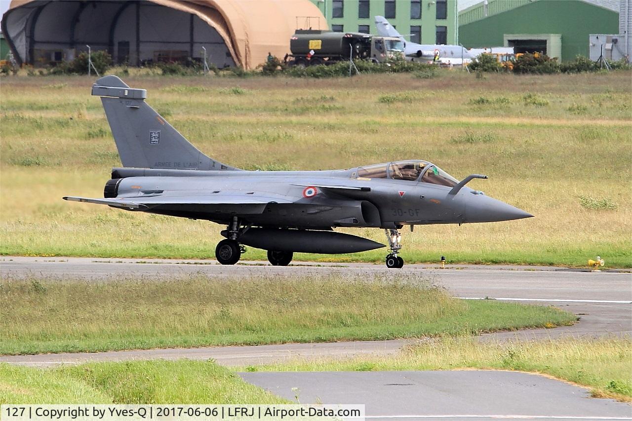 127, Dassault Rafale C C/N 127, Dassault Rafale C, Taxiing to flight line, Landivisiau Naval Air Base (LFRJ) Tiger Meet 2017
