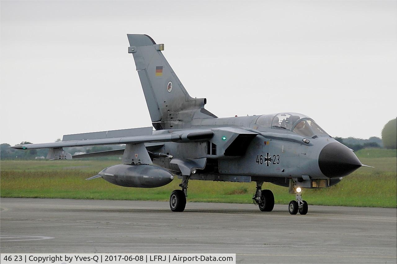 46 23, 1989 Panavia Tornado ECR C/N 817/GS256/4323, Panavia Tornado ECR, Taxiing to flight line, Landivisiau Naval Air Base (LFRJ) Tiger Meet 2017