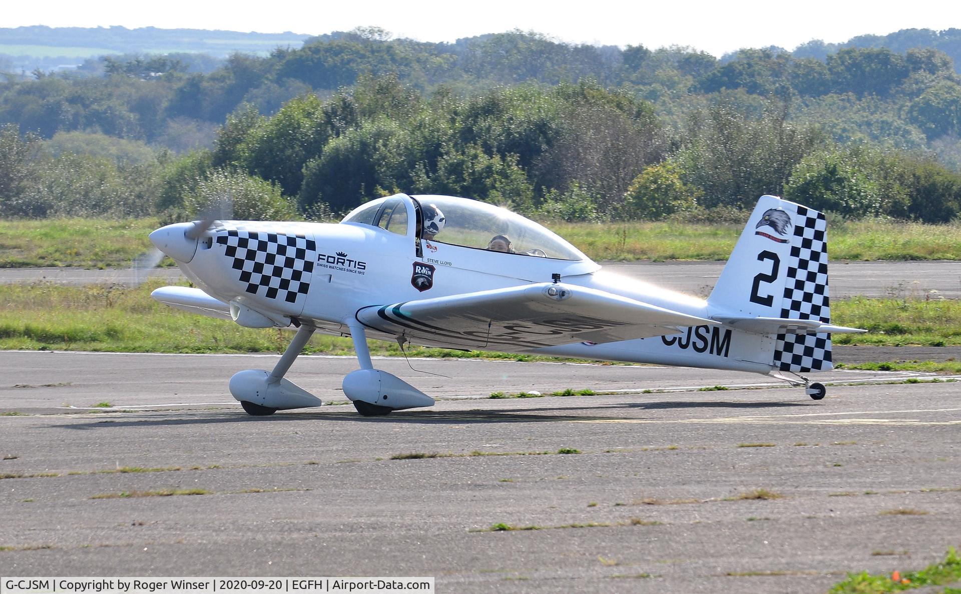 G-CJSM, 2016 Vans RV-8 C/N LAA 303-15296, Resident aircraft (Raven 2).