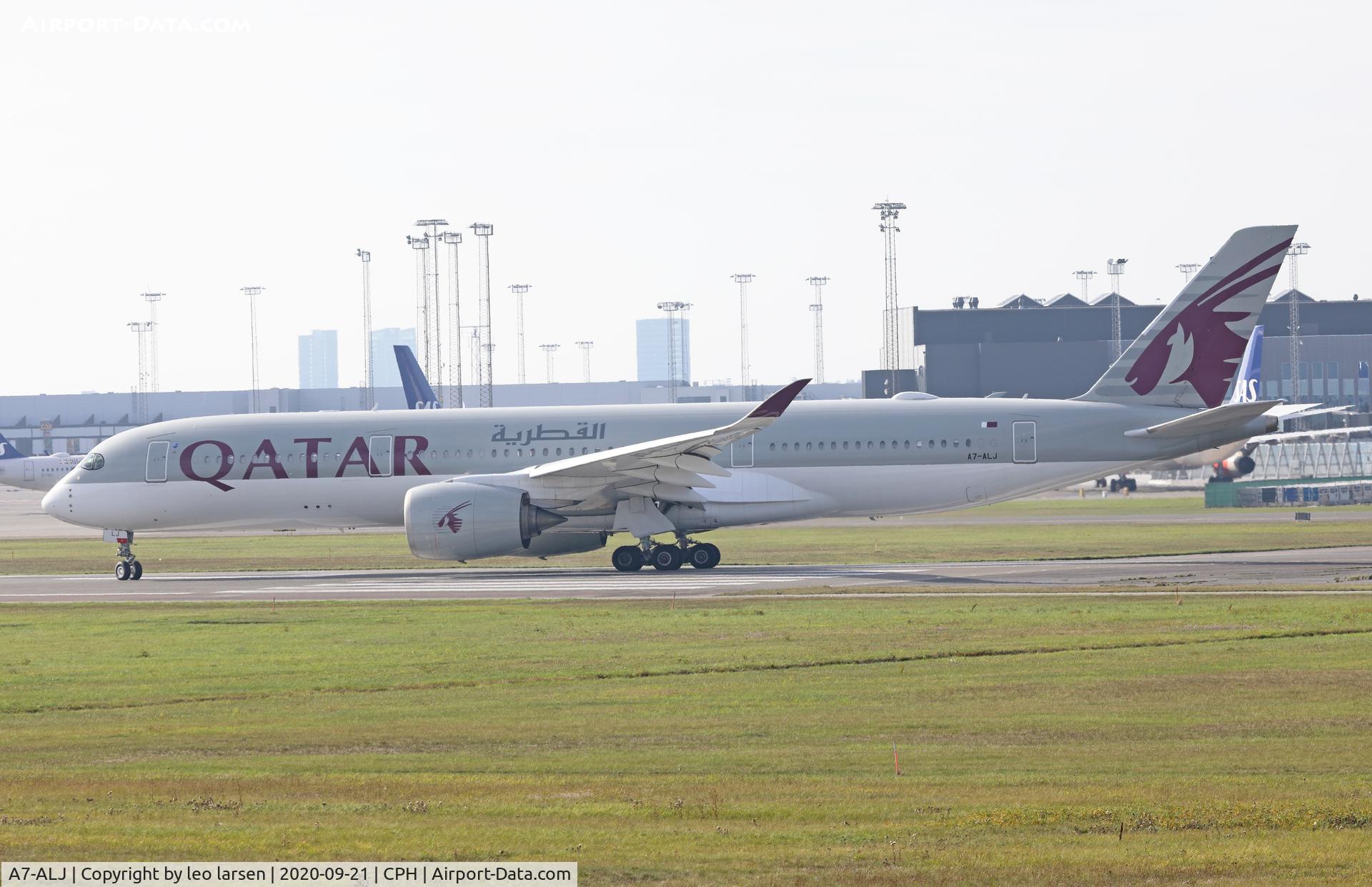 A7-ALJ, 2015 Airbus A350-941 C/N 025, Copenhagen 21.9.2020