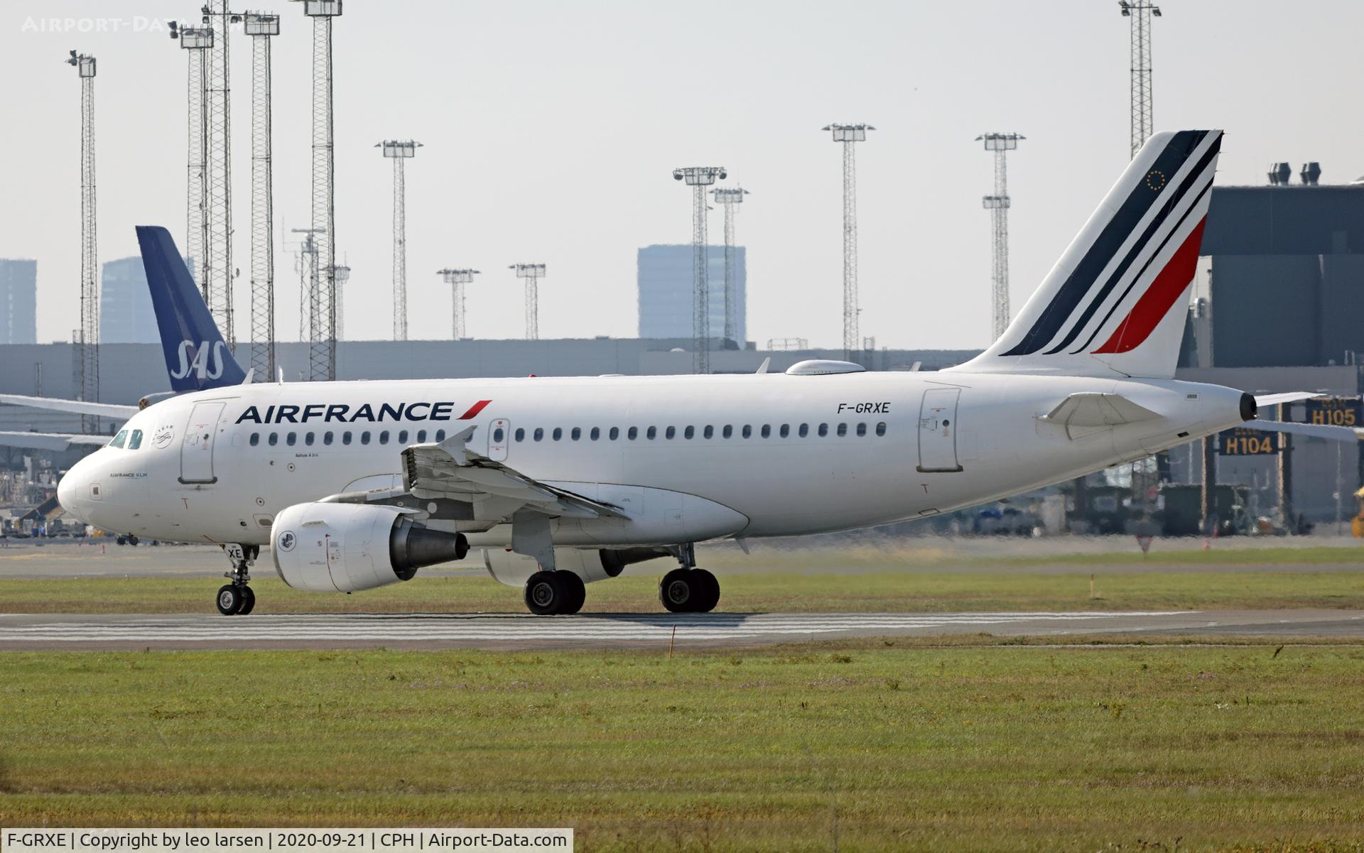 F-GRXE, 2002 Airbus A319-111 C/N 1733, Copenhagen 21.9.2020