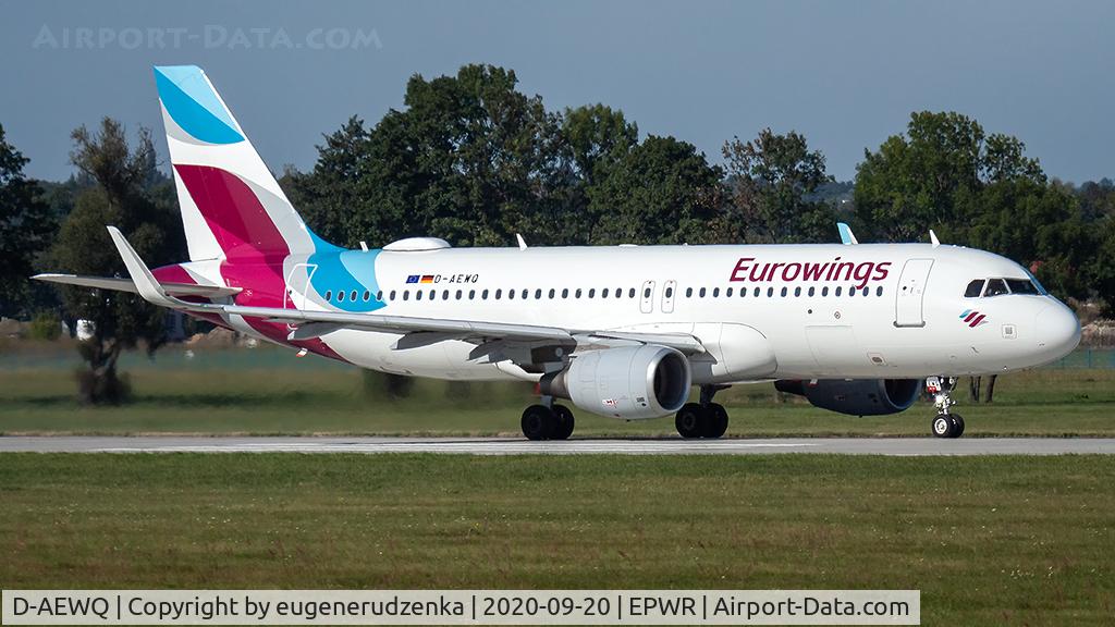 D-AEWQ, 2016 Airbus A320-214 C/N 7398, Registration: D-AEWQ
Airline: Eurowings
Aircraft: Airbus A320-214