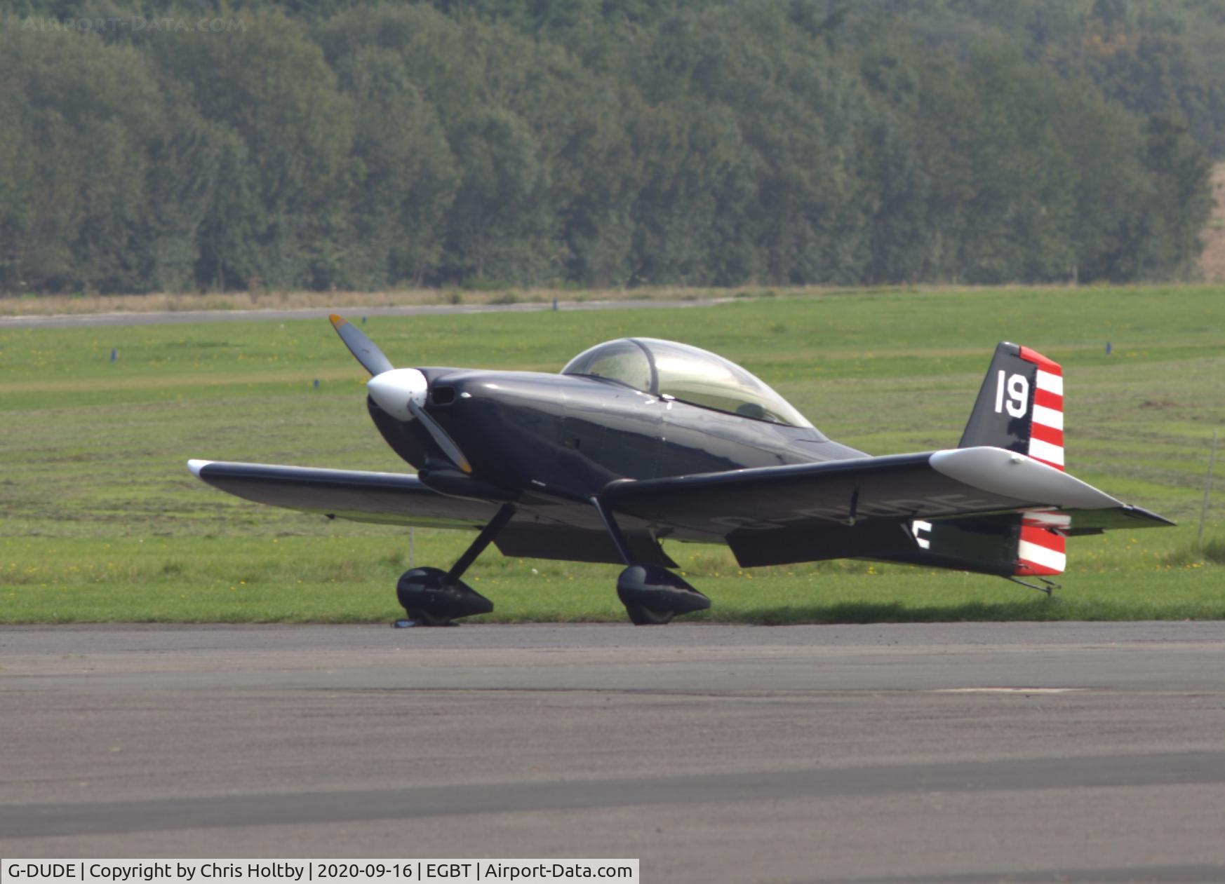 G-DUDE, 2004 Vans RV-8 C/N PFA 303-13246, Parked at Turweston, Bucks.