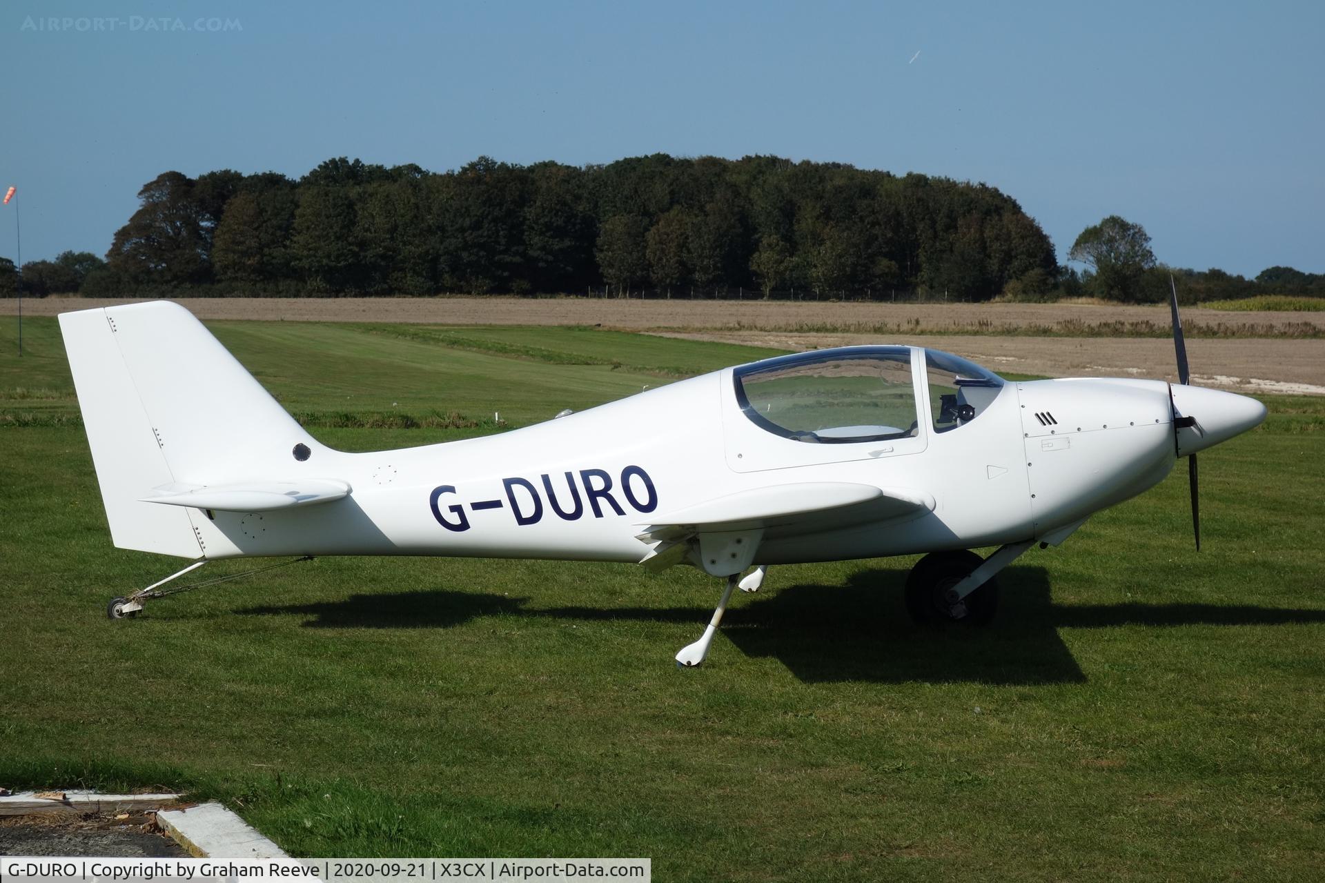 G-DURO, 1999 Europa Monowheel C/N PFA 247-12554, Parked at Northrepps.