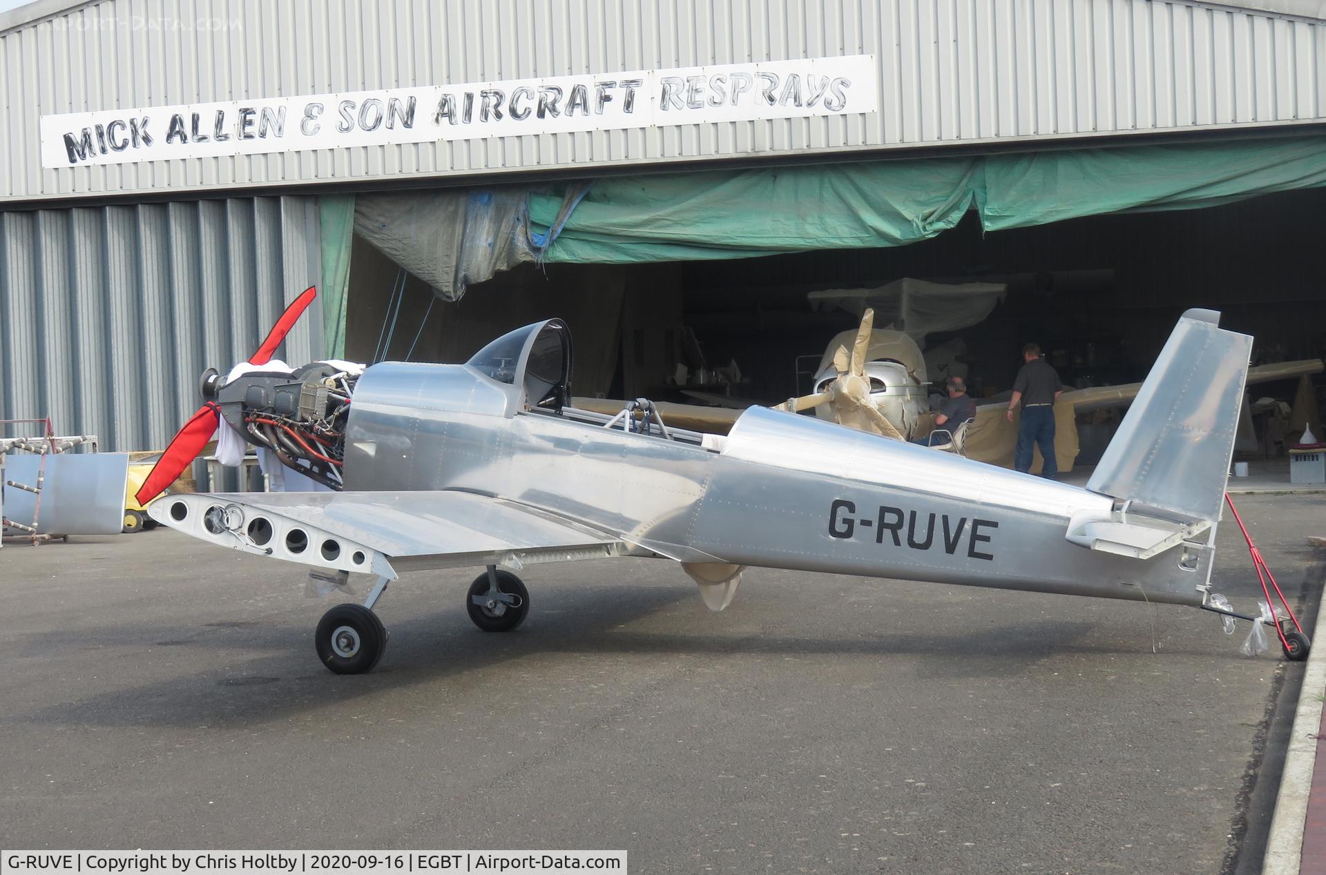 G-RUVE, 2019 Vans RV-8 C/N PFA 303-14716, Vans RV-8 awaiting its paint job at Turweston, Bucks.