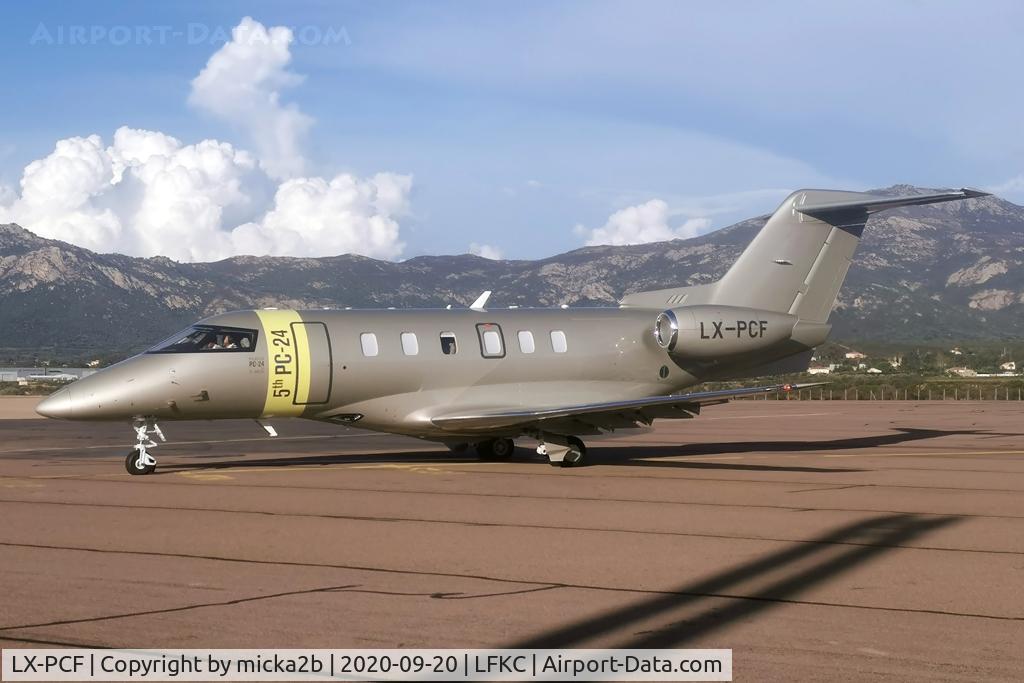 LX-PCF, 2020 Pilatus PC-24 C/N 179, Parked