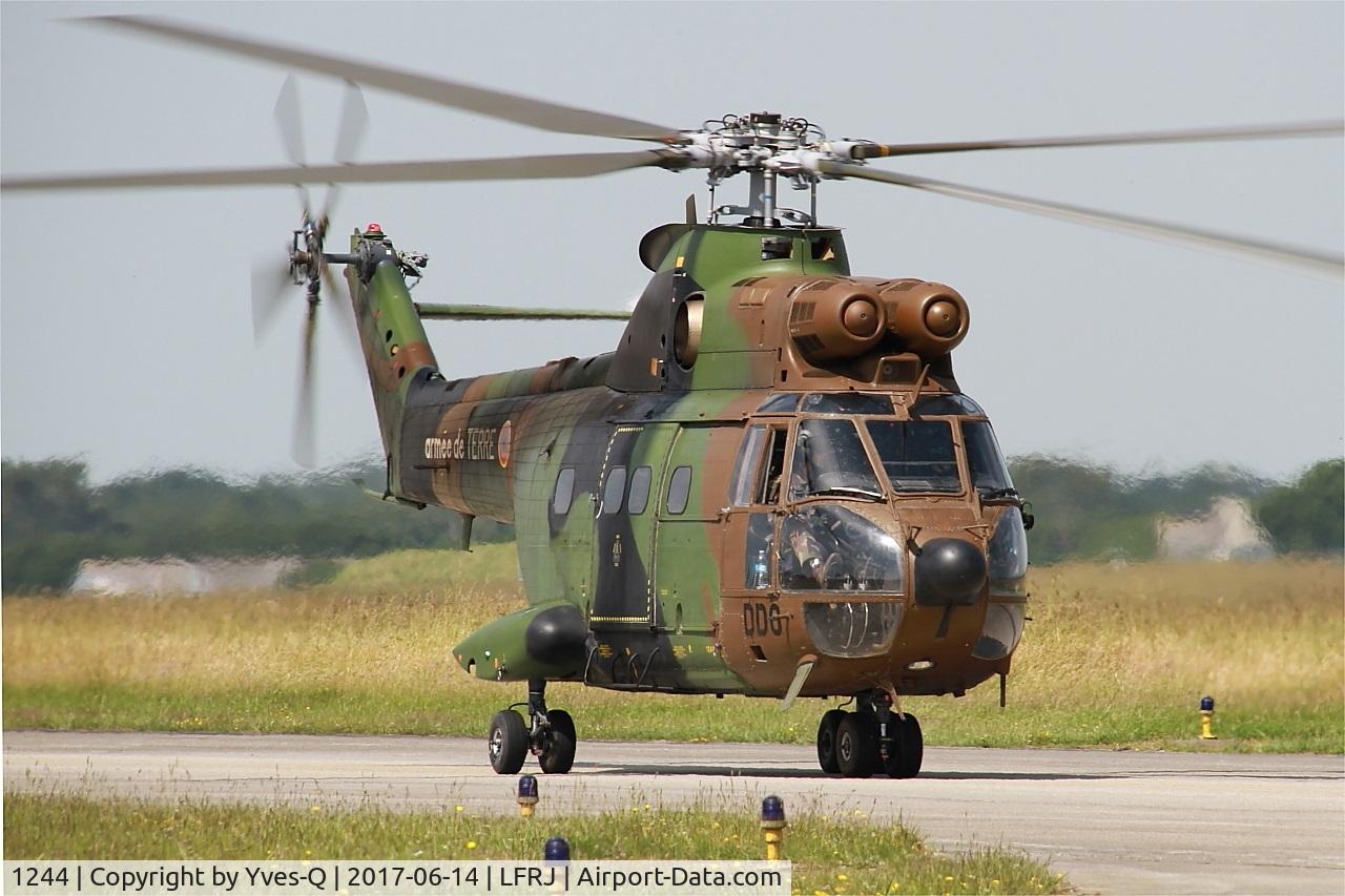 1244, Aérospatiale SA-330B Puma C/N 1244, Aérospatiale SA-330B Puma, Taxiing to flight line, Landivisiau Naval Air Base (LFRJ) Tiger Meet 2017