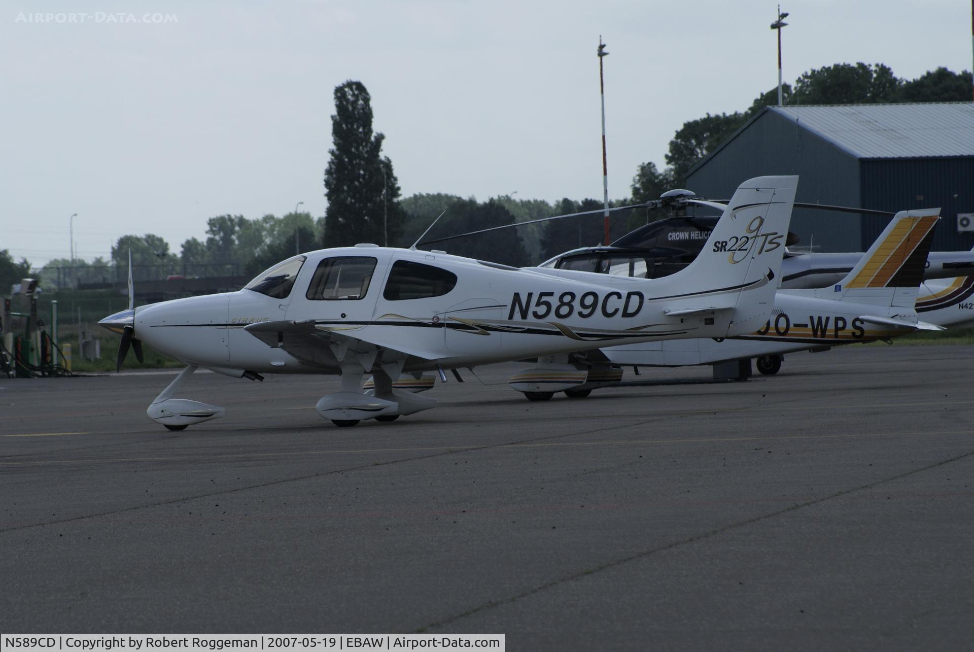 N589CD, 2006 Cirrus SR22 C/N 1855, STAMPE FLY IN.