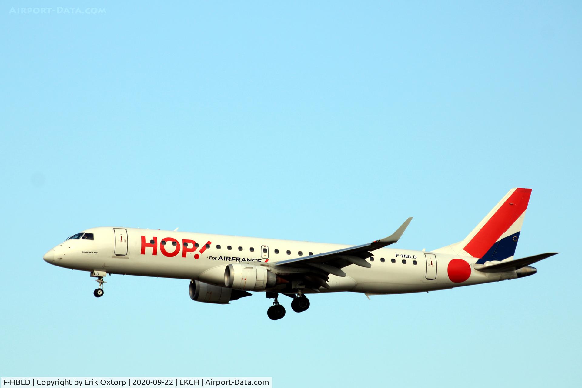 F-HBLD, 2007 Embraer 190LR (ERJ-190-100LR) C/N 19000113, F-HBLD landing rw 22L