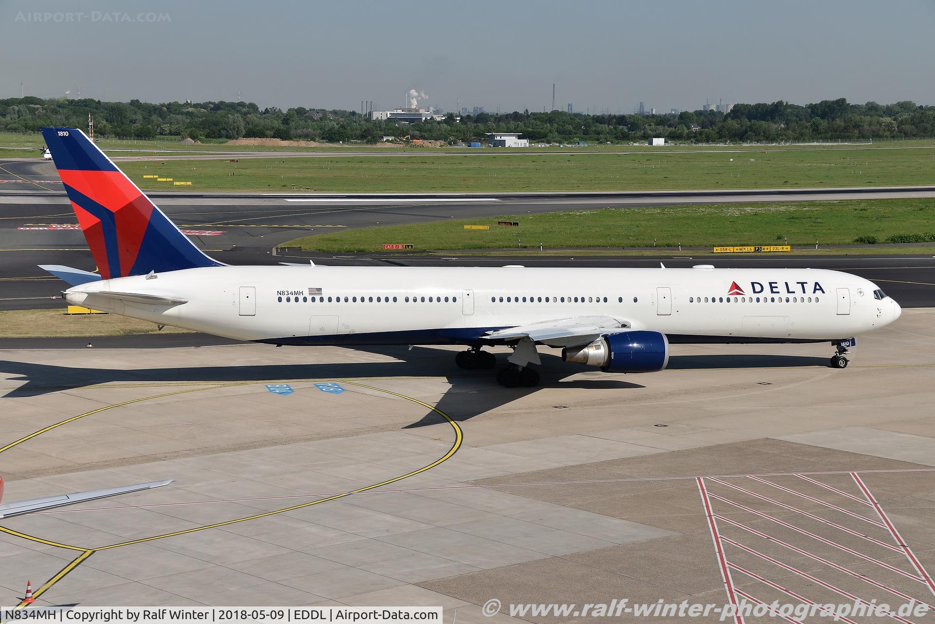 N834MH, 2000 Boeing 767-432/ER C/N 29707, Boeing 767-432ER - DL DAL Delta Air Lines - 29707 - N834MH - 09.05.2018 - DUS