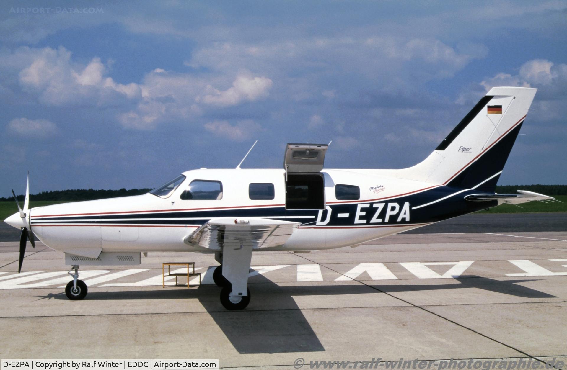 D-EZPA, 1995 Piper PA-46-350P Malibu Mirage Malibu Mirage C/N 4622184, Piper PA-46-350P Malibu Mirage - Private - 4622184 - D-EZPA - 1997 - DRS