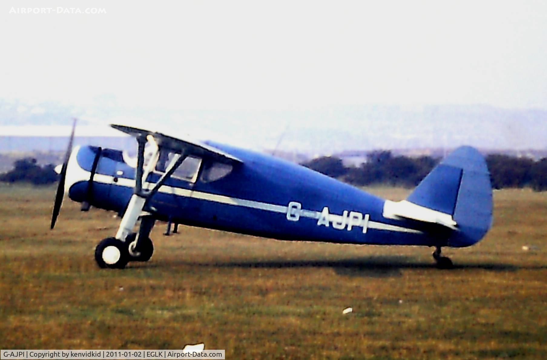 G-AJPI, 1943 Fairchild UC-61A Argus II (24W-41A ) C/N 851, Seen at Blackbushe circa 1972, before having it's radial engine robbed.