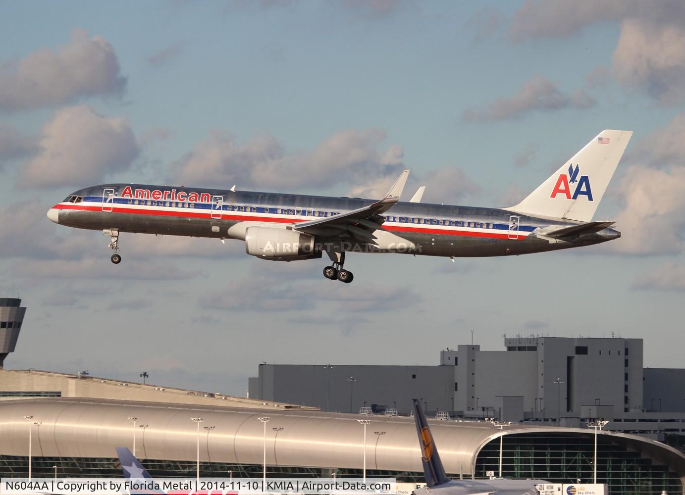 N604AA, 1995 Boeing 757-223 C/N 27055, MIA 2014