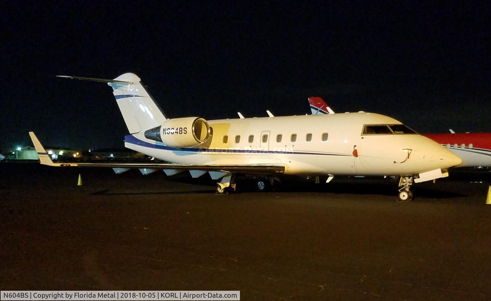 N604BS, 2003 Bombardier Challenger 604 (CL-600-2B16) C/N 5560, NBAA 2018
