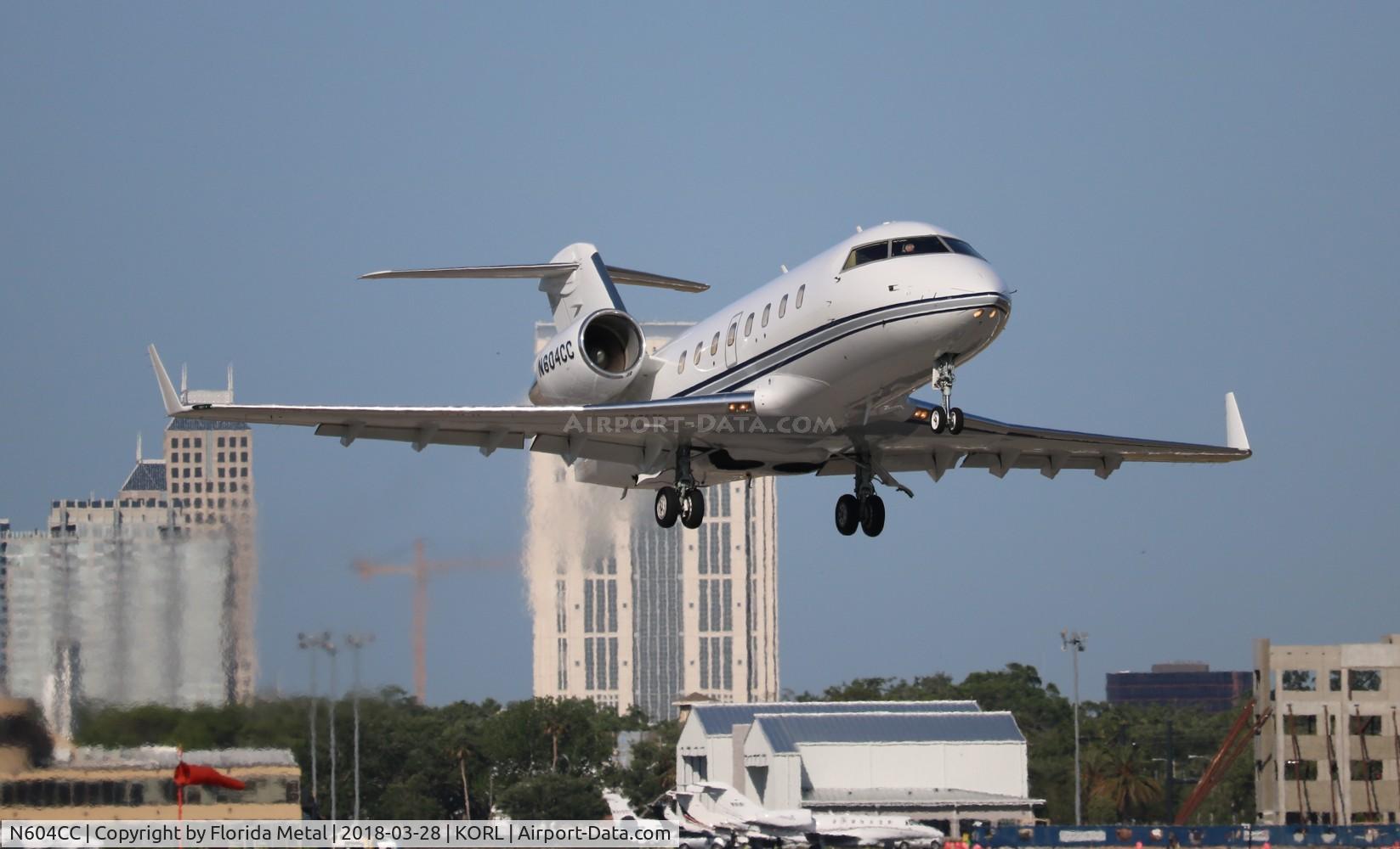 N604CC, 2005 Bombardier Challenger 604 (CL-600-2B16) C/N 5633, ORL 2018