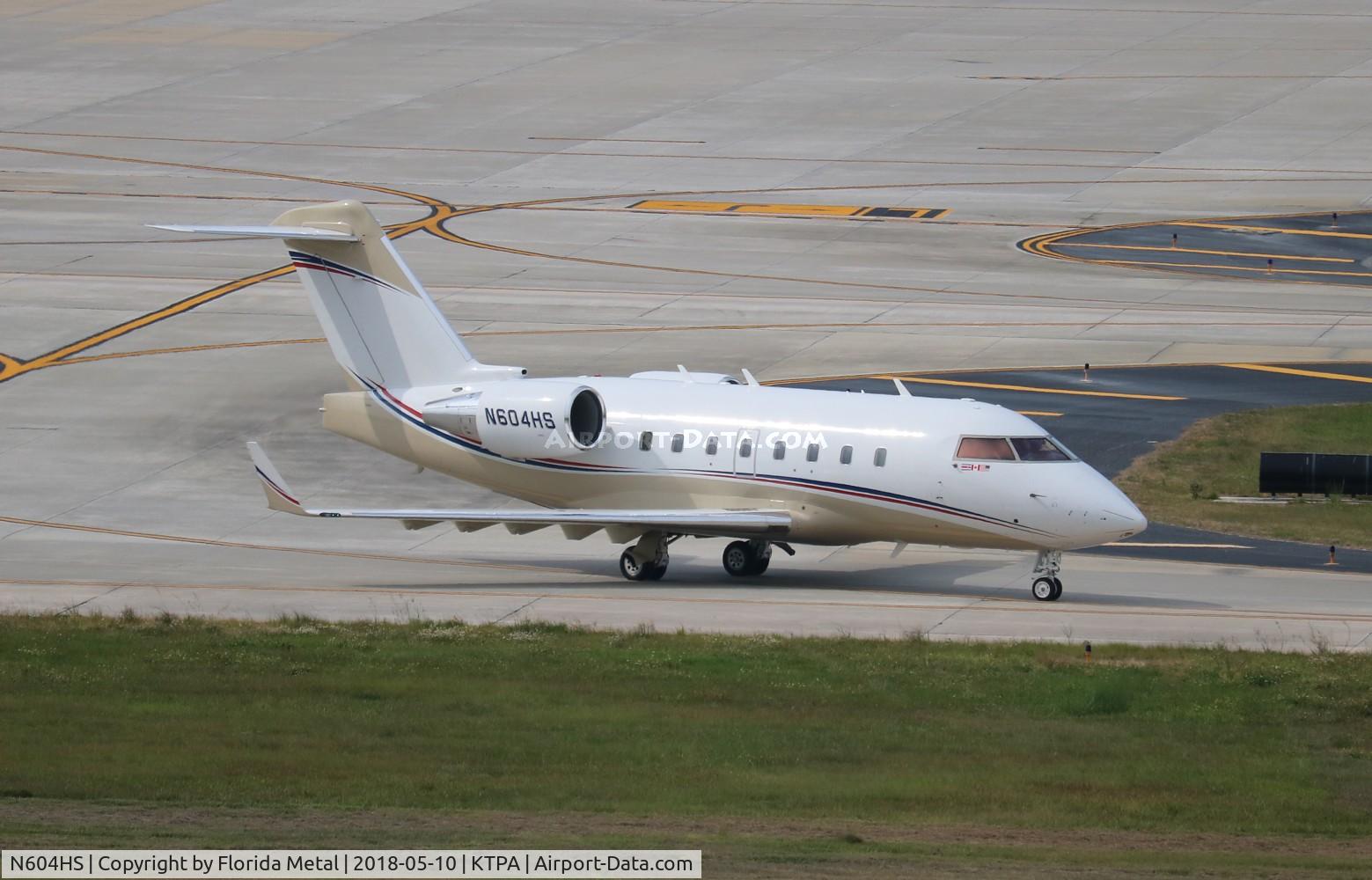 N604HS, 1996 Canadair Challenger 604 (CL-600-2B16) C/N 5311, TPA 2018