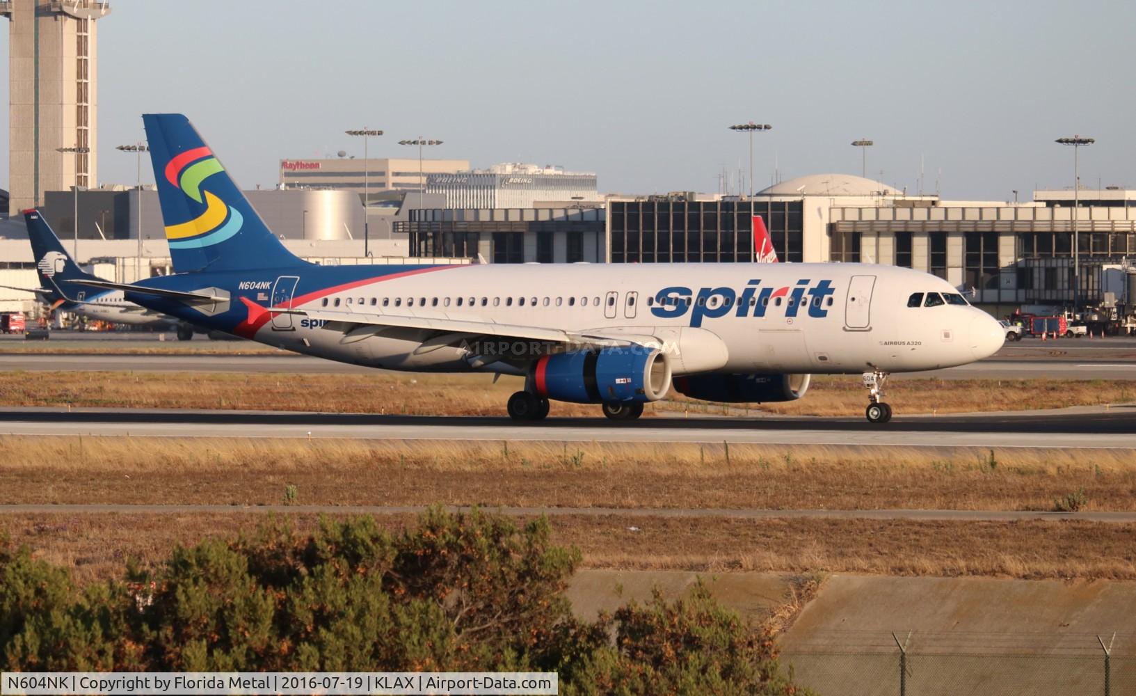 N604NK, 2010 Airbus A320-232 C/N 4431, LAX 2016