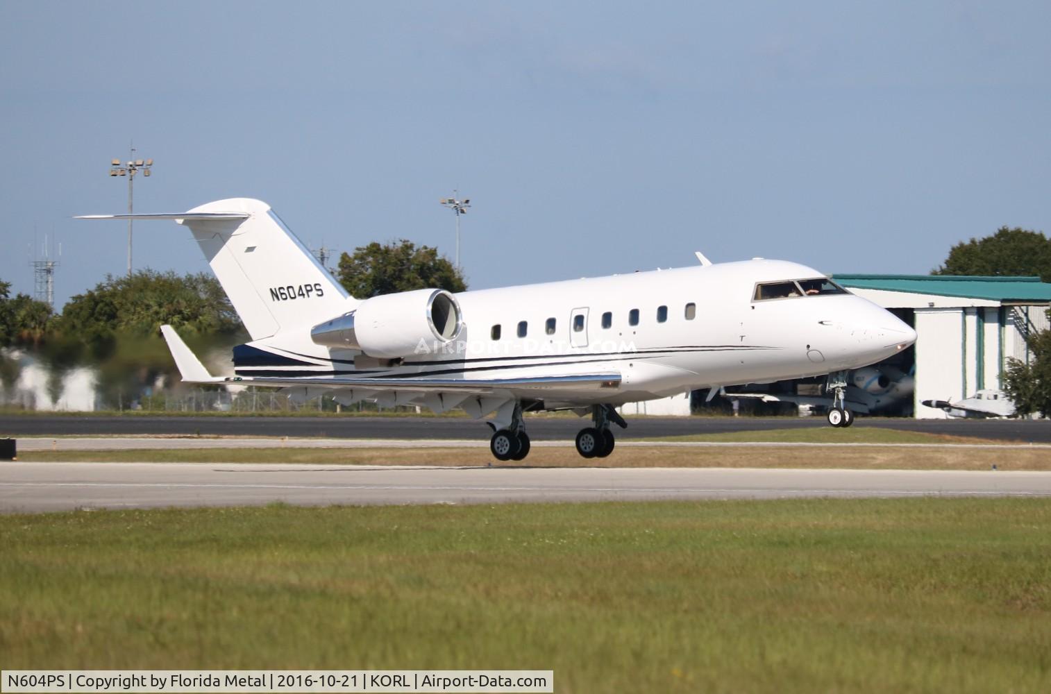 N604PS, 2000 Bombardier Challenger 604 (CL-600-2B16) C/N 5447, ORL 2016