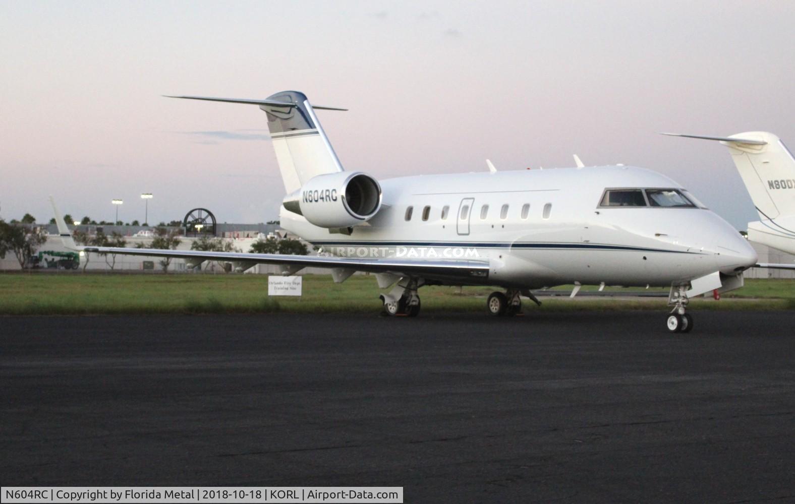 N604RC, 2006 Bombardier Challenger 604 (CL-600-2B16) C/N 5662, NBAA 2018