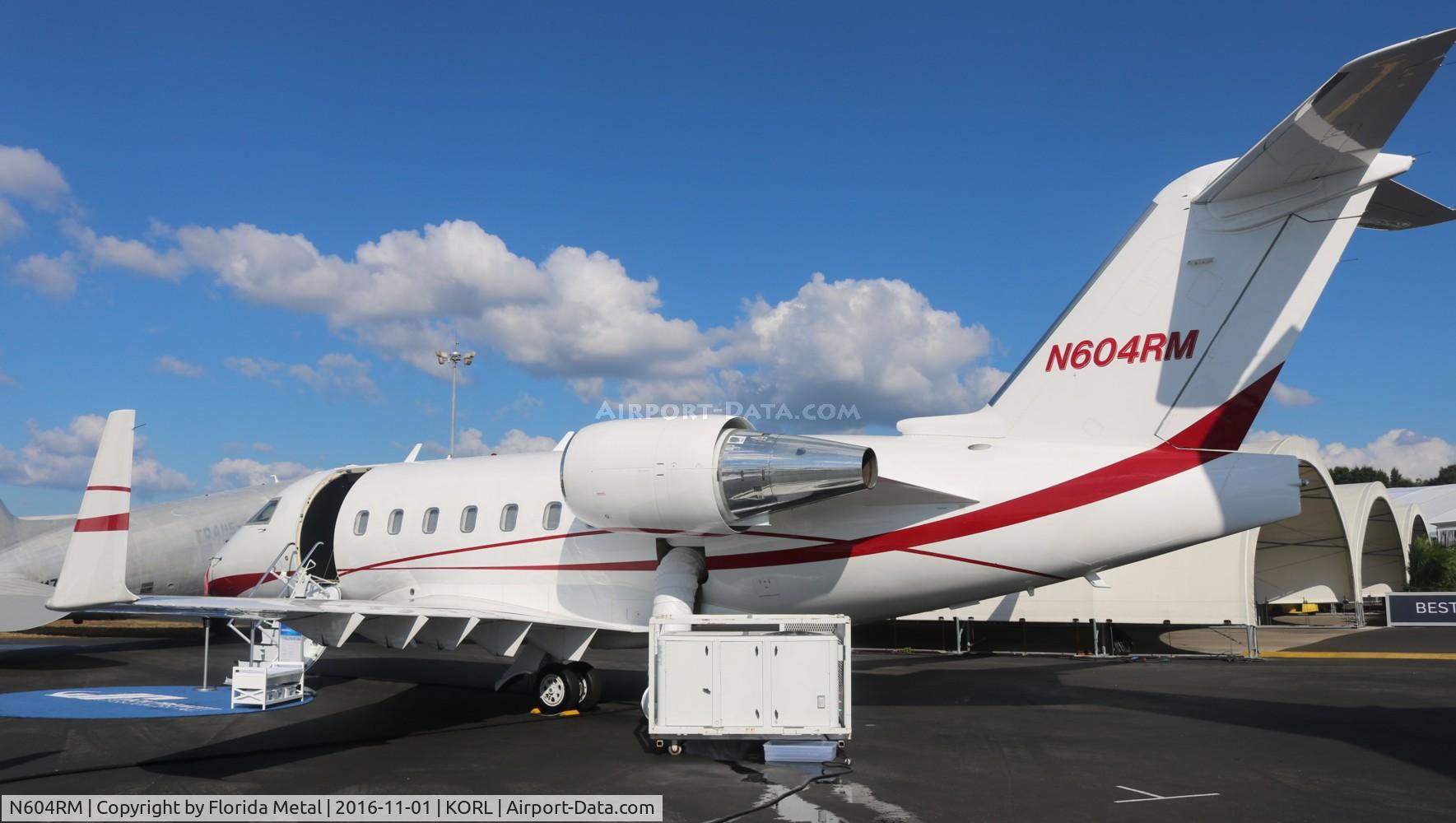N604RM, 2000 Bombardier Challenger 604 (CL-600-2B16) C/N 5441, NBAA 2016