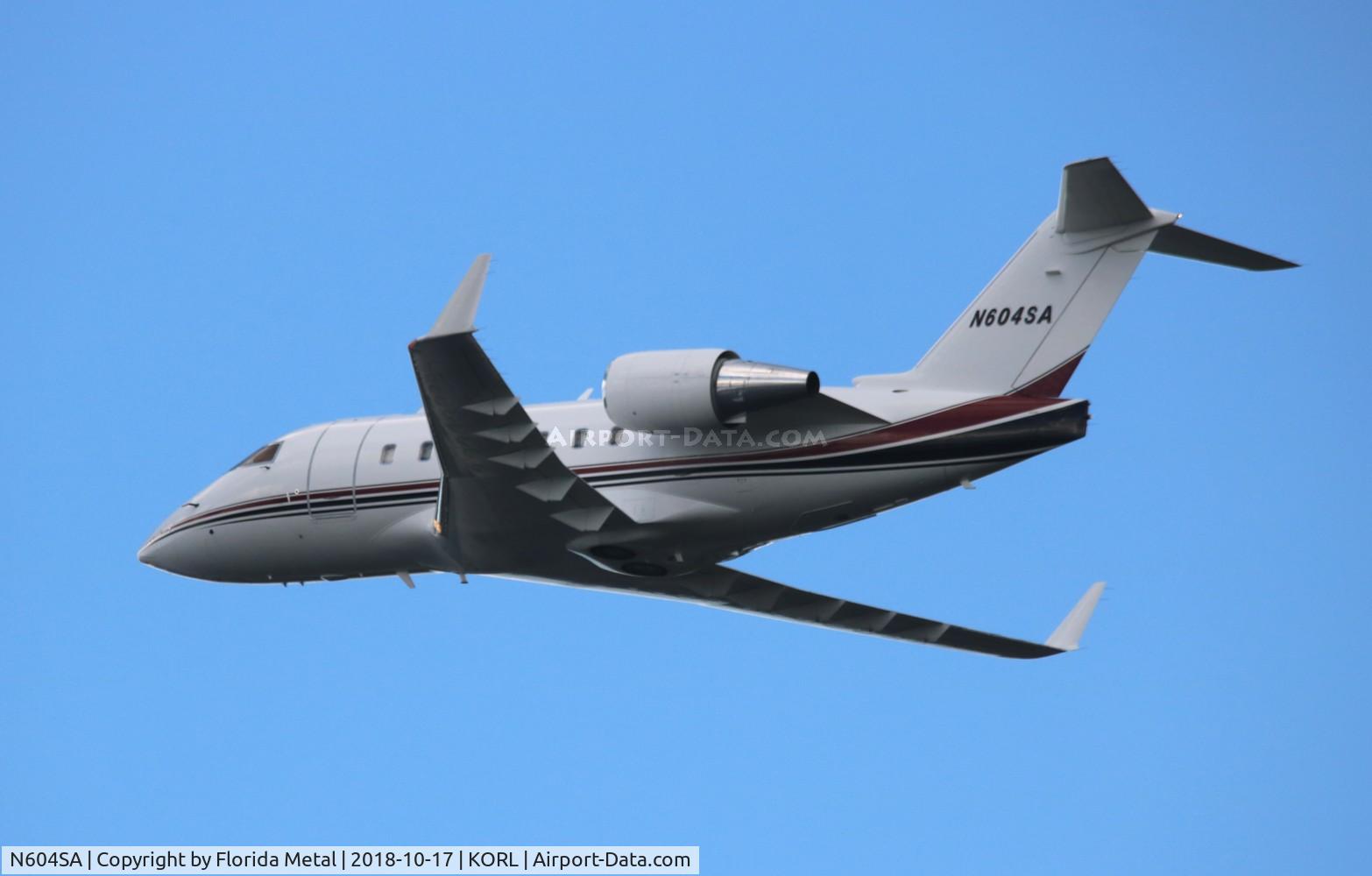 N604SA, 1997 Bombardier Challenger 604 (CL-600-2B16) C/N 5341, NBAA 2018