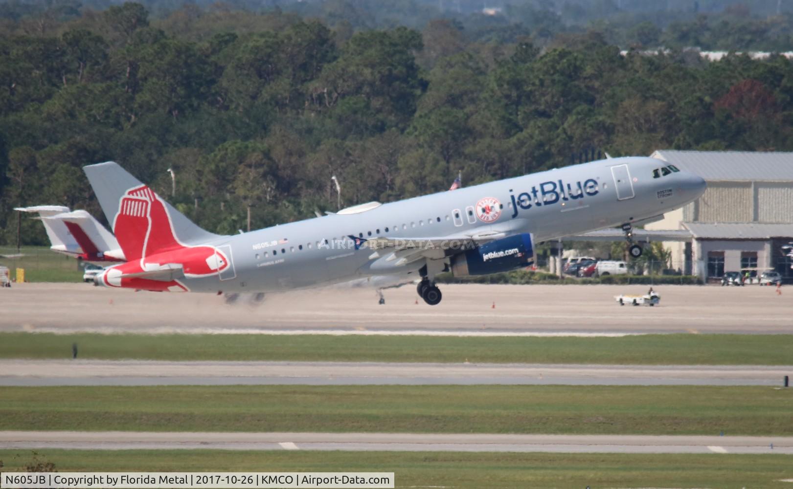 N605JB, 2005 Airbus A320-232 C/N 2368, MCO 2017