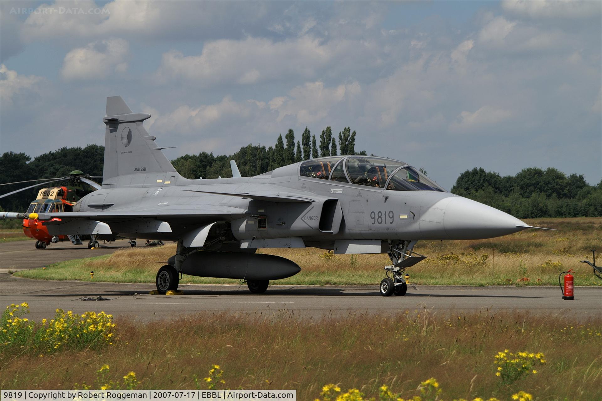 9819, Saab JAS-39D Gripen C/N 39819, CHECH AIR FORCE.SPOTTERSDAG.