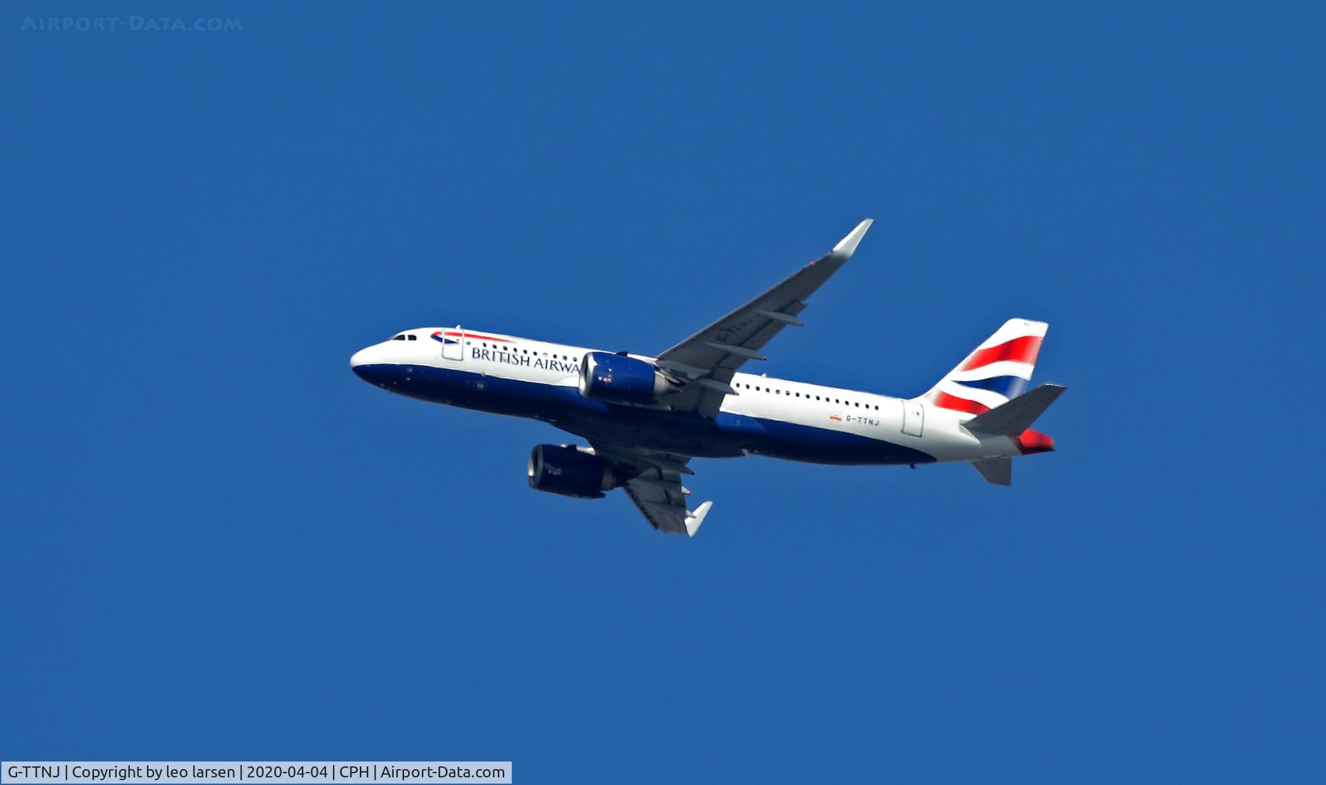 G-TTNJ, 2018 Airbus A320-251N C/N 8772, Copenhagen 4.4.2020