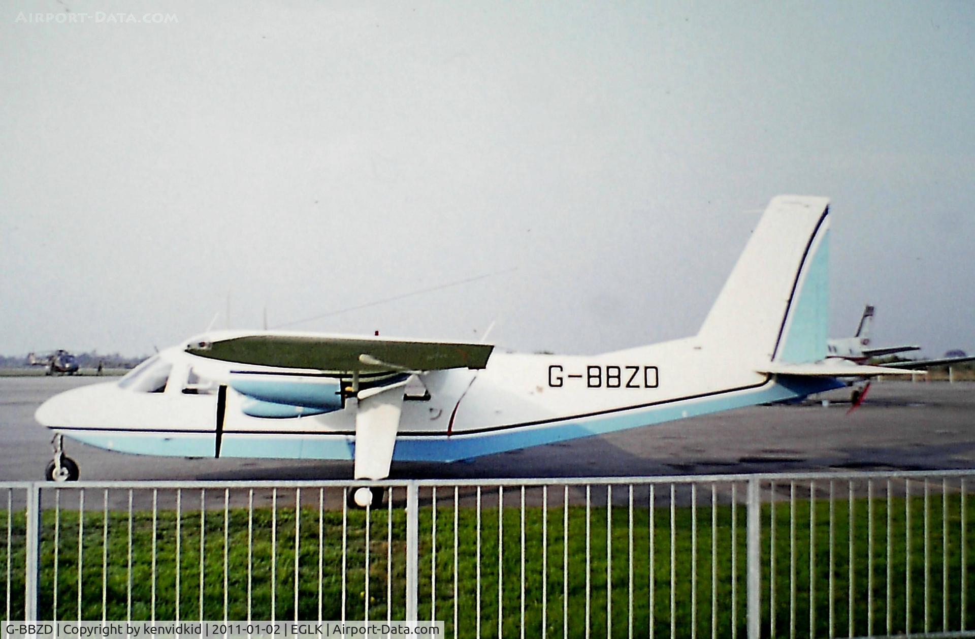 G-BBZD, 1974 Britten-Norman BN-2A-26 Islander C/N 389, At Blackbushe circa 1974.