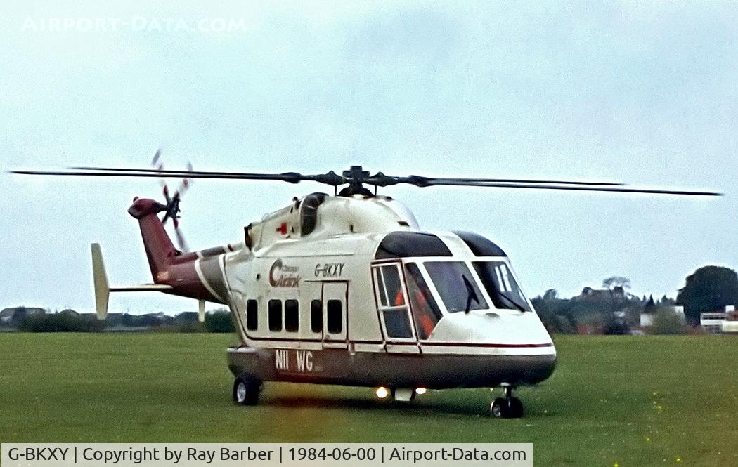 G-BKXY, 1983 Westland WG-30-100-60 C/N 013, G-BKXY   Westland WG-30-100-60 [013] (Westland Helicopters / Chicago Airlink) Yeovil~G @ 06/1984