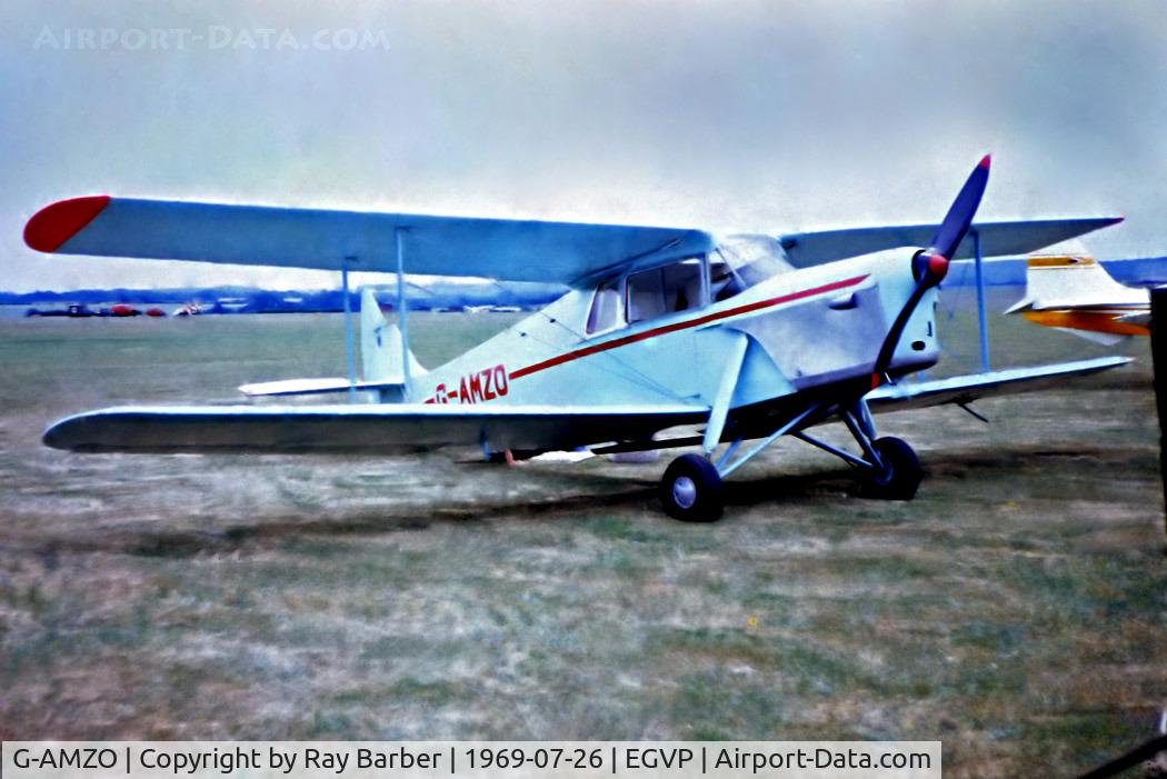 G-AMZO, 1935 De Havilland DH.87B Hornet Moth C/N 8040, G-AMZO   De Havilland DH.87B Hornet Moth [8040] Middle Wallop~G 26/07/1969